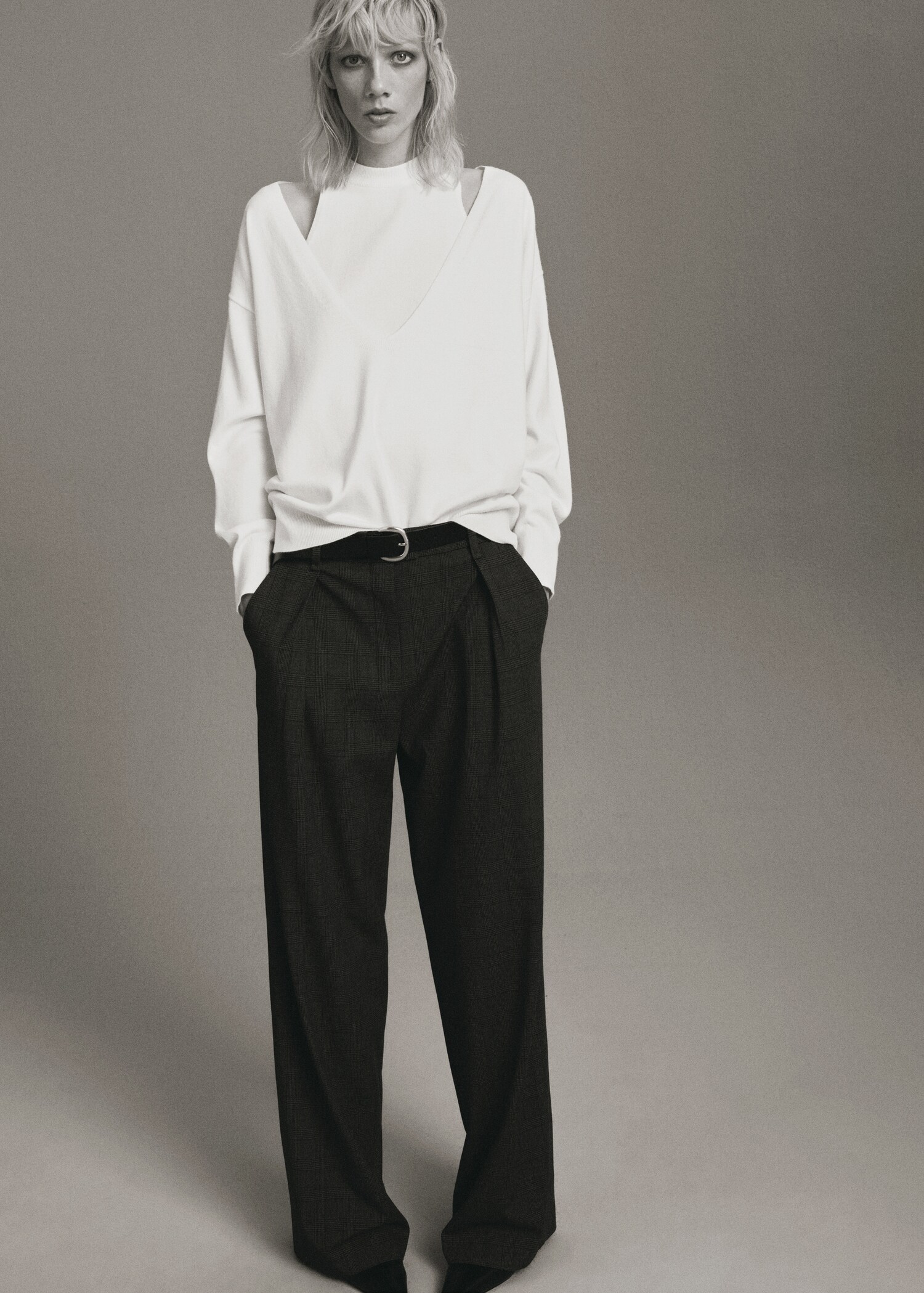 Oversized combined jumper - Details of the article 1