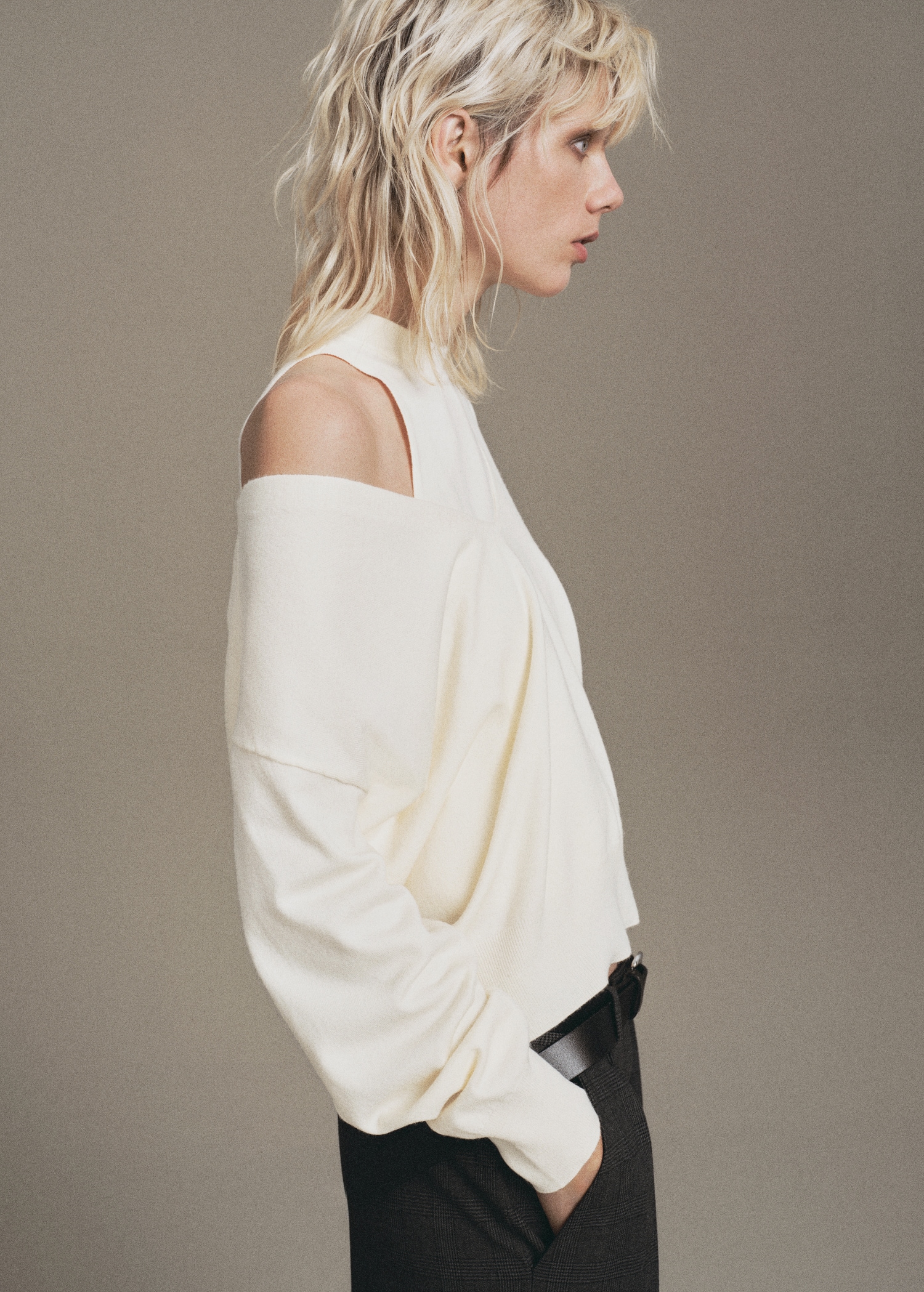 Pull oversize combiné Femme MANGO Canada