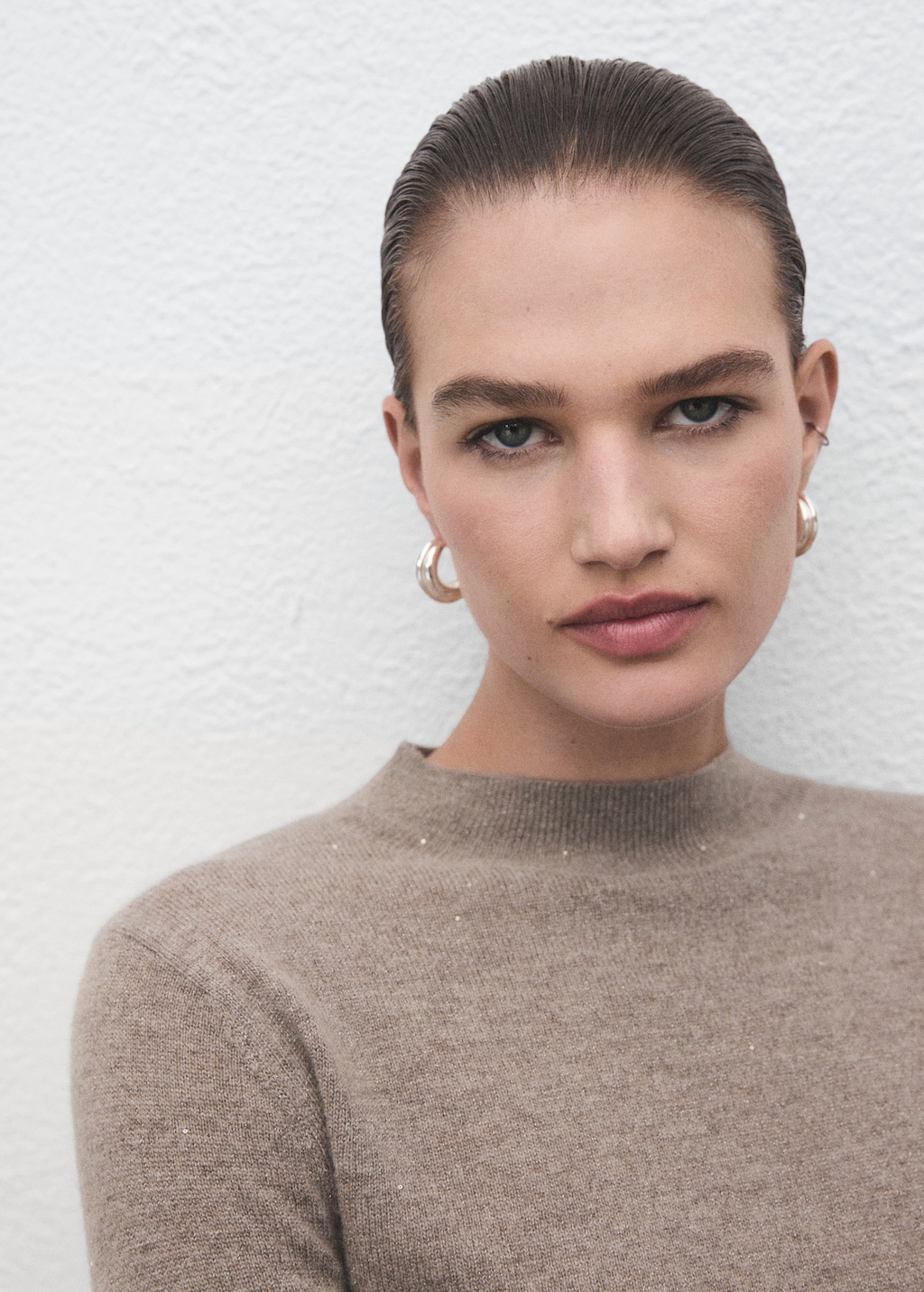 Mango Lurex knitted sweater