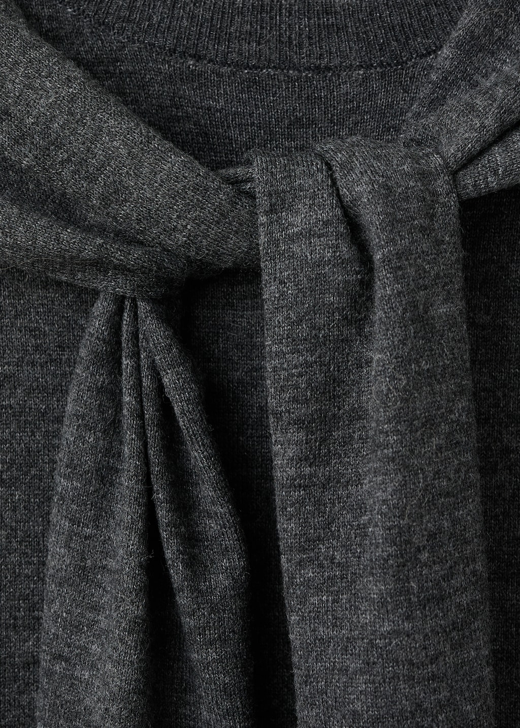 Combined-design sweater