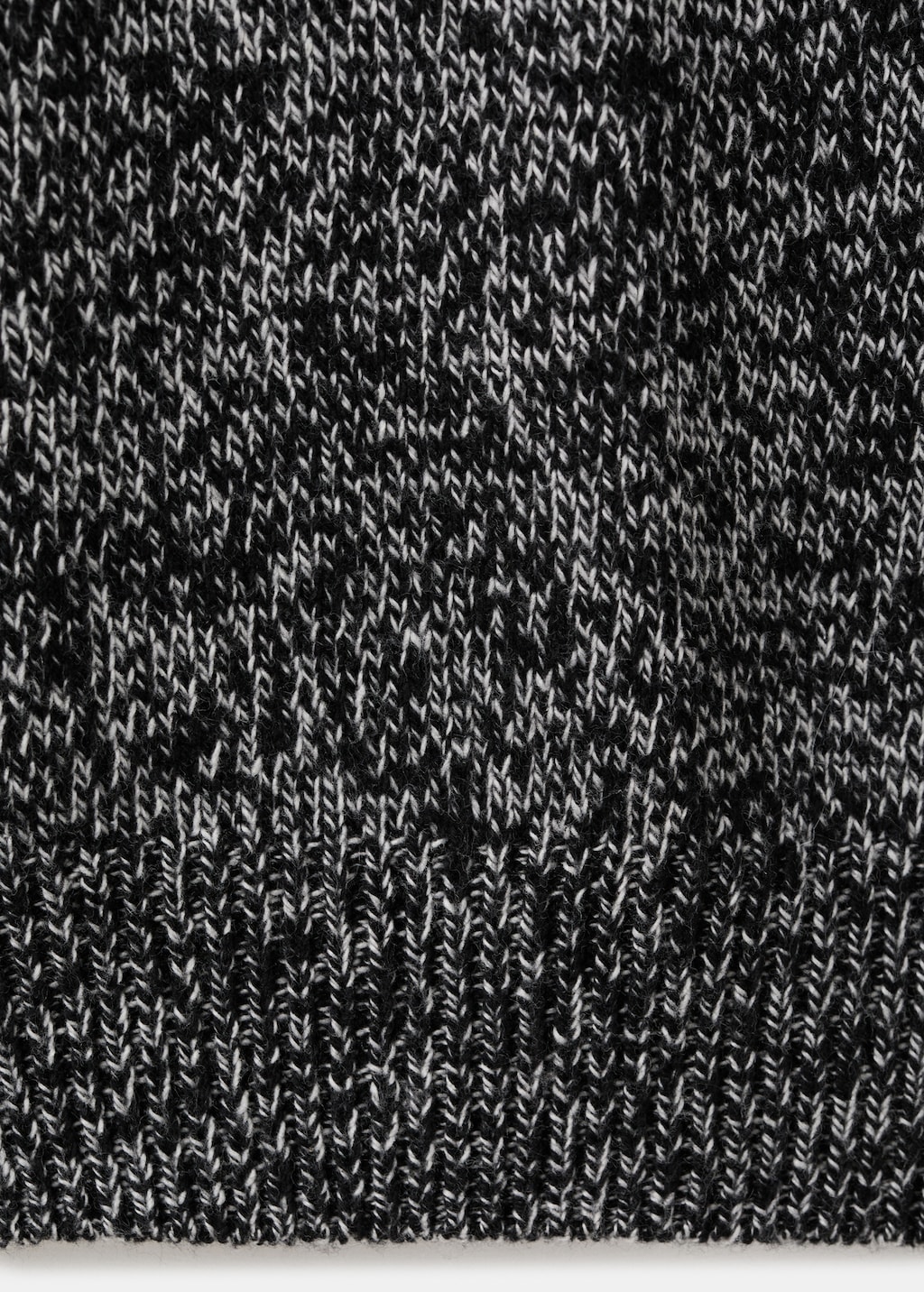 Speckled V-neck sweater