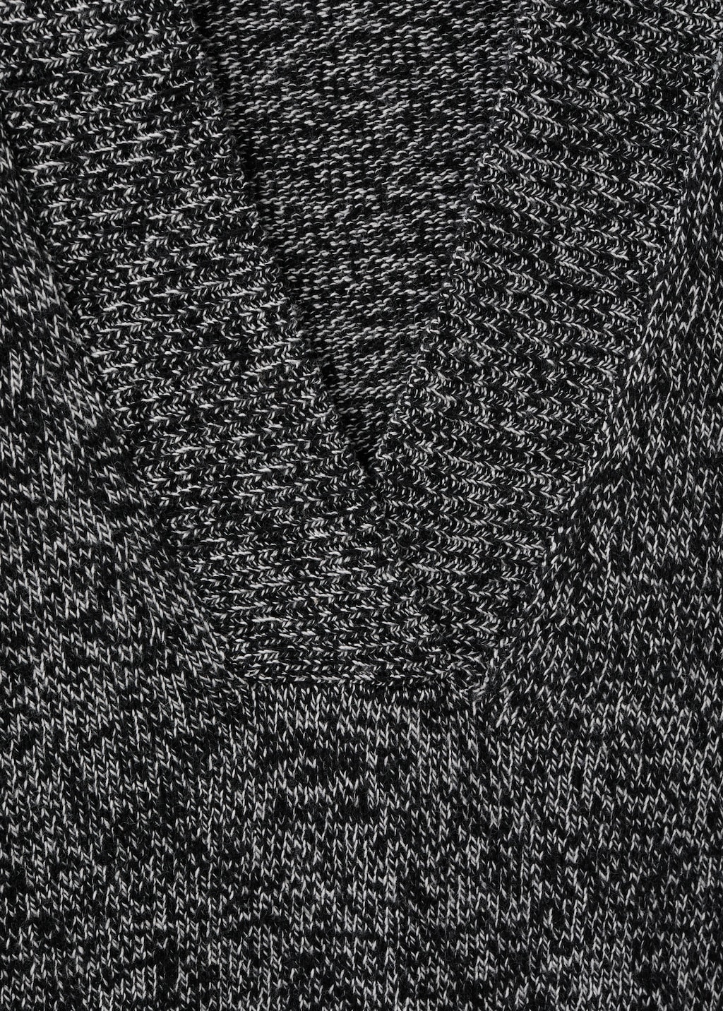 Speckled V-neck sweater