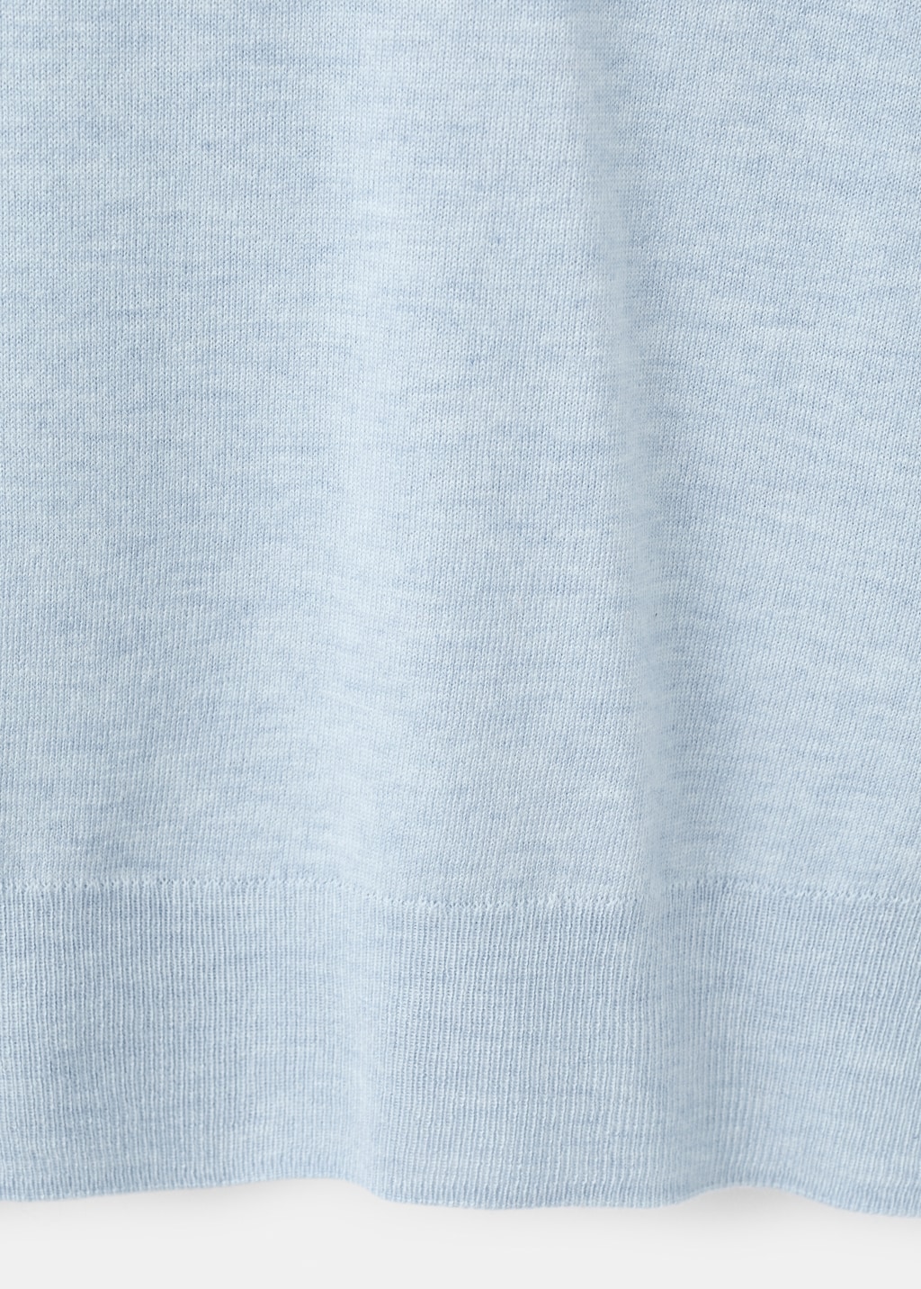 Fine-knit crew-neck sweater