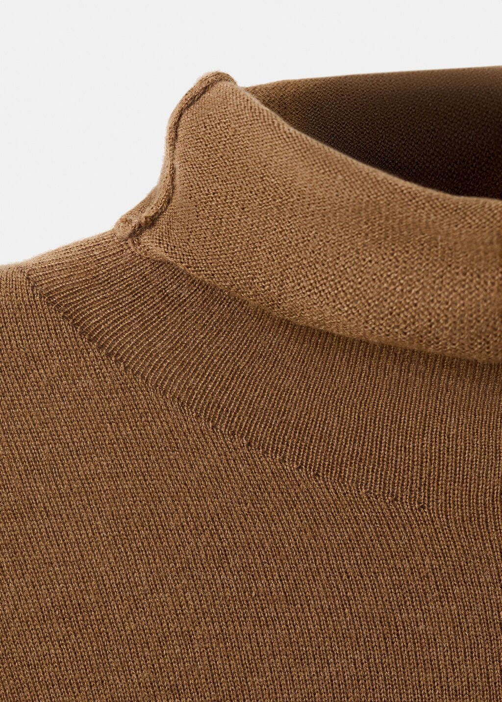 Mango Cable-knit turtleneck sweater