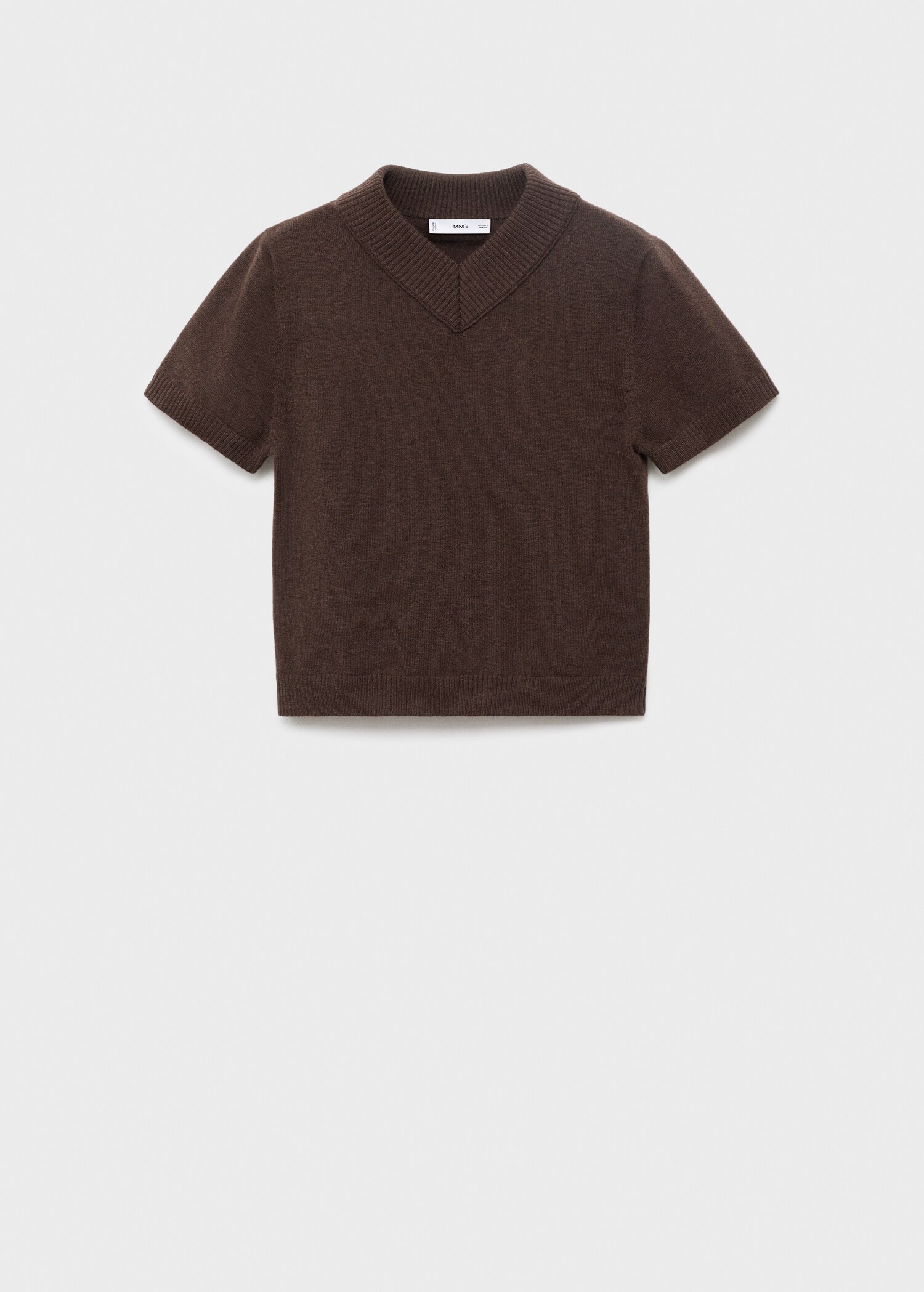 Jersey punto cuello pico - Artículo sin modelo