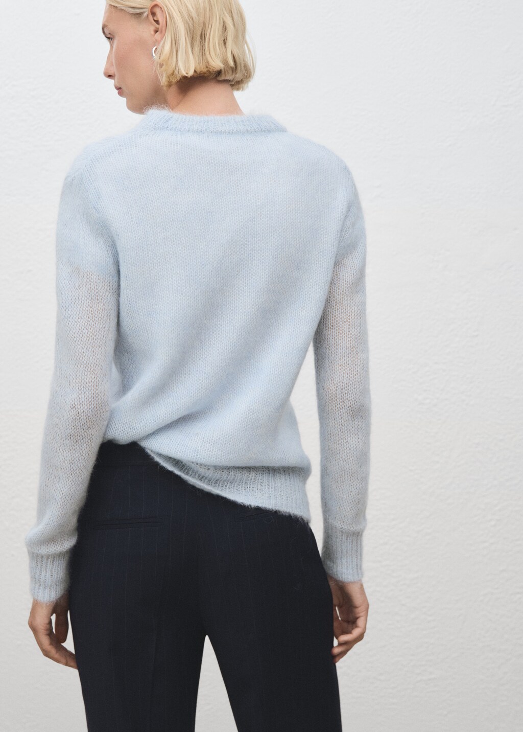 Mango Semi-transparent alpaca sweater