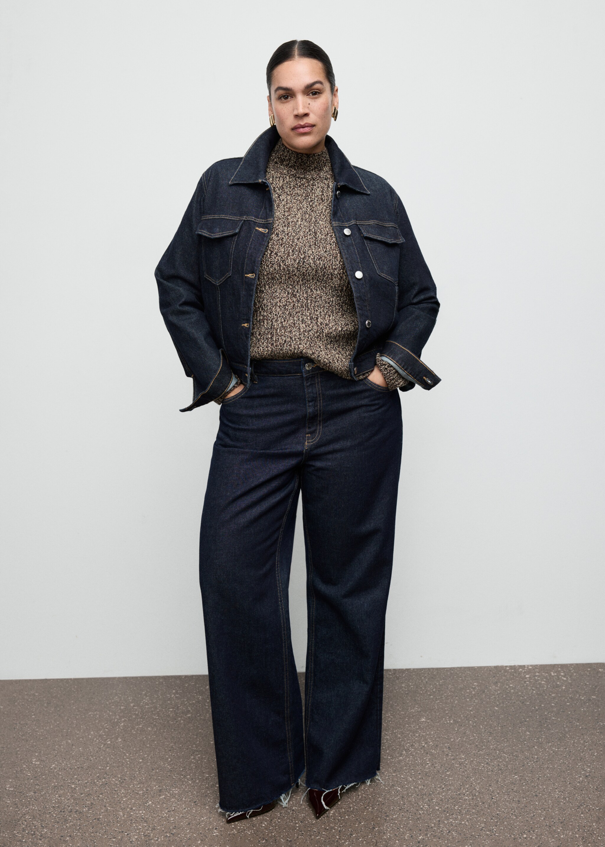 Jersei jaspiat coll perkins - Detall de l'article 3, Xocolata. Ref: 17007823-00.