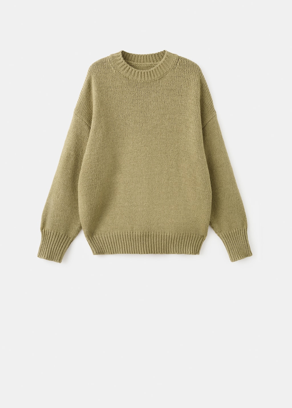 Oversized chunky-knit sweater