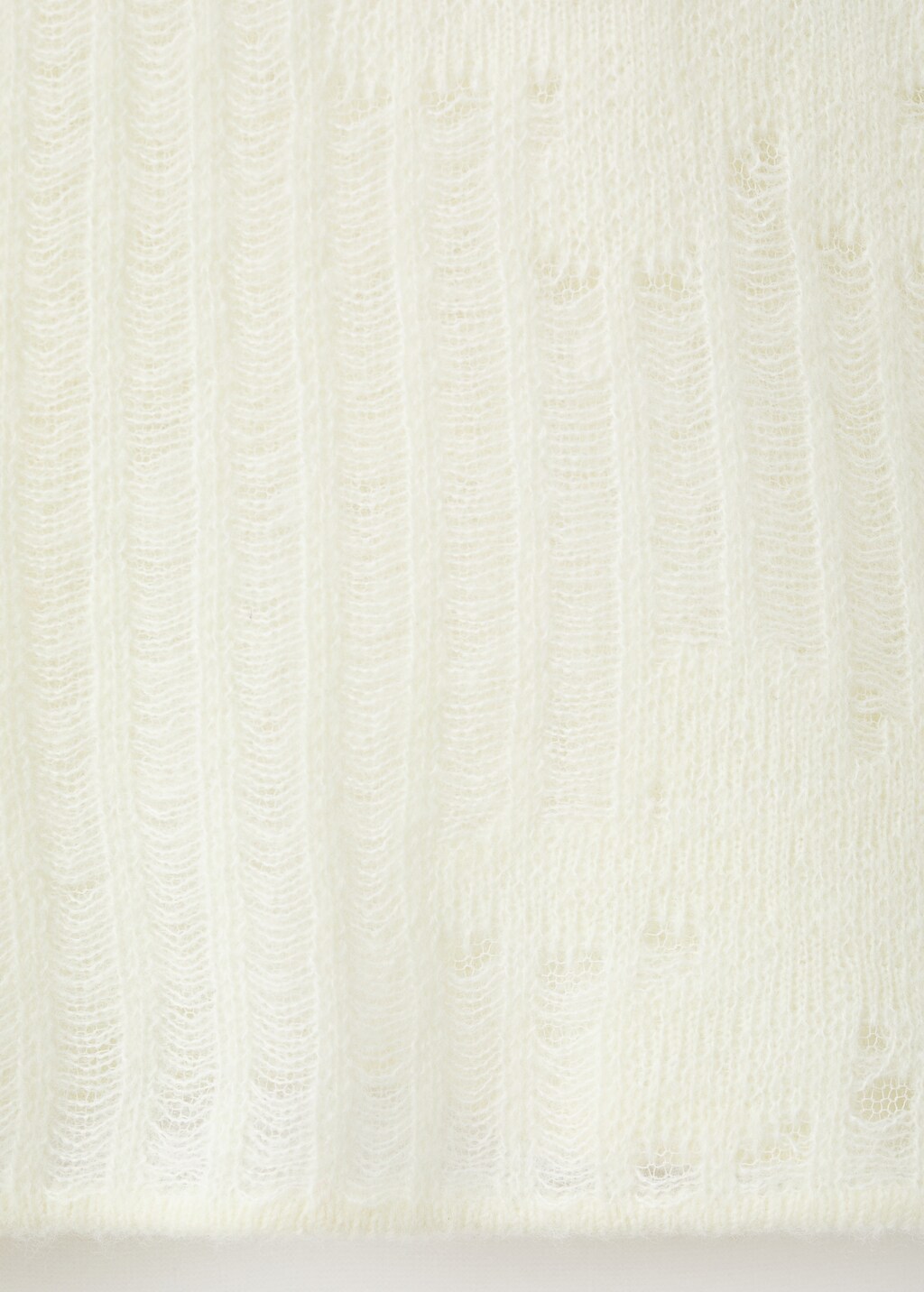 Mango Openwork knitted floral sweater