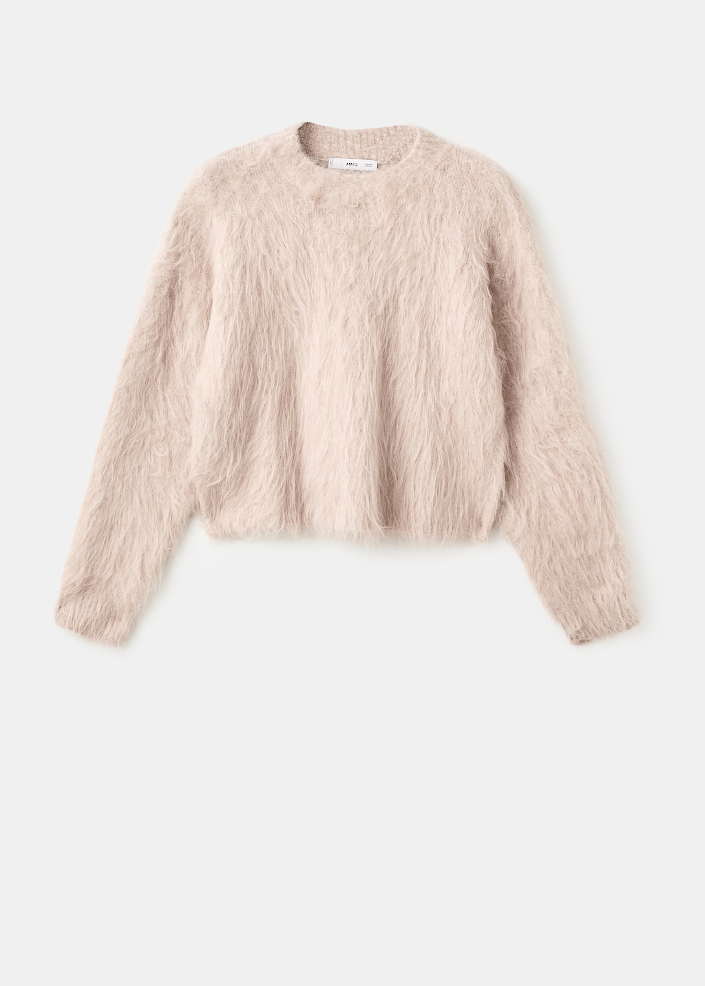 Mango Faux-fur sweater
