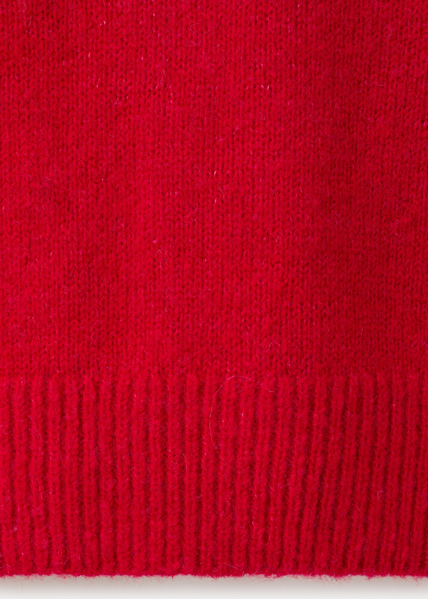 Grobstrickpullover mit V-Ausschnitt - Detail des Artikels 0