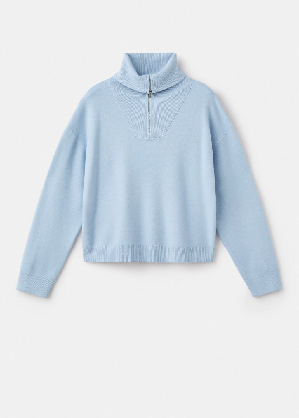 Mango Turtleneck sweater with zip