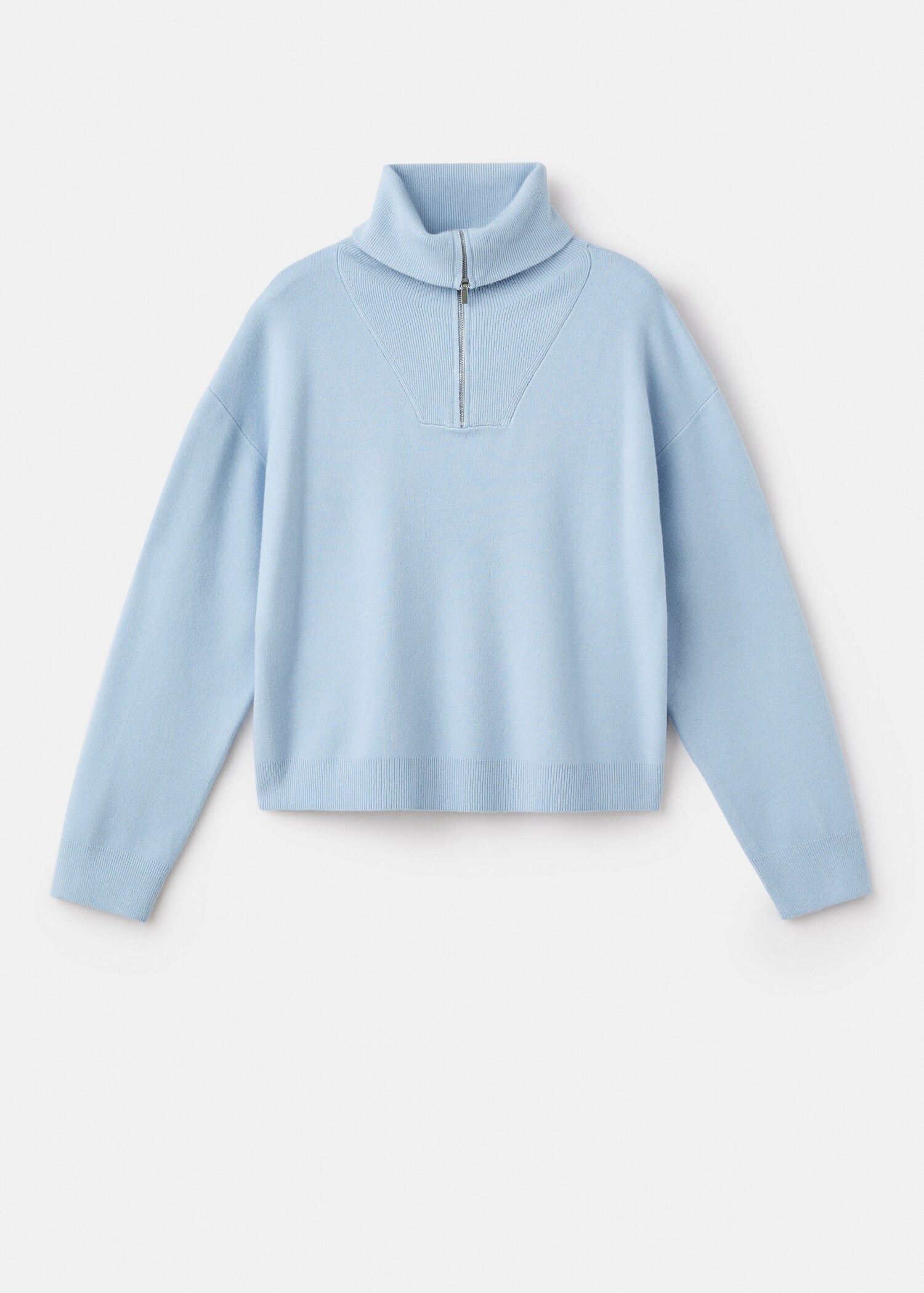 Jersey cuello vuelto cremallera - Artículo sin modelo