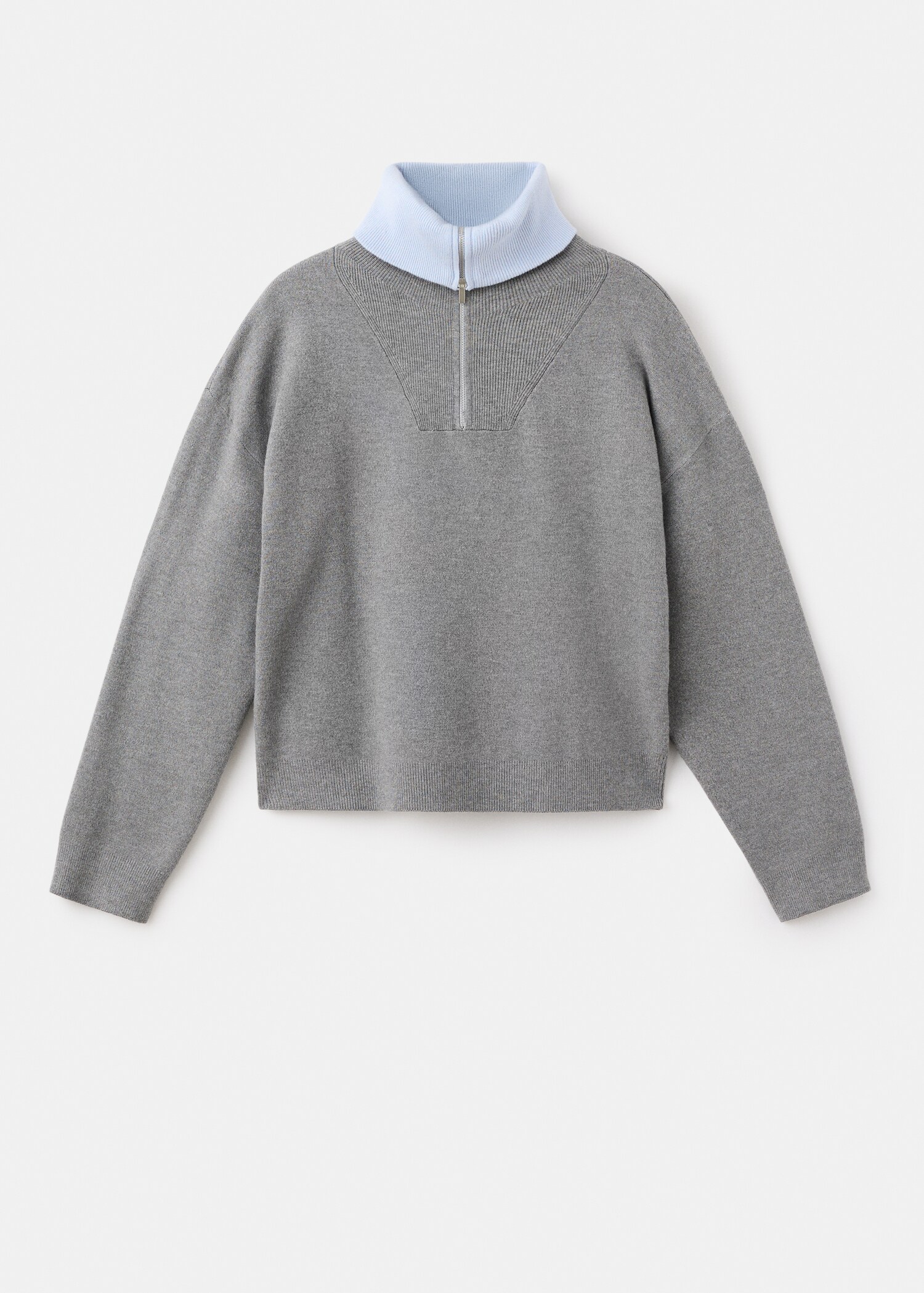 Jersey cuello vuelto cremallera - Artículo sin modelo