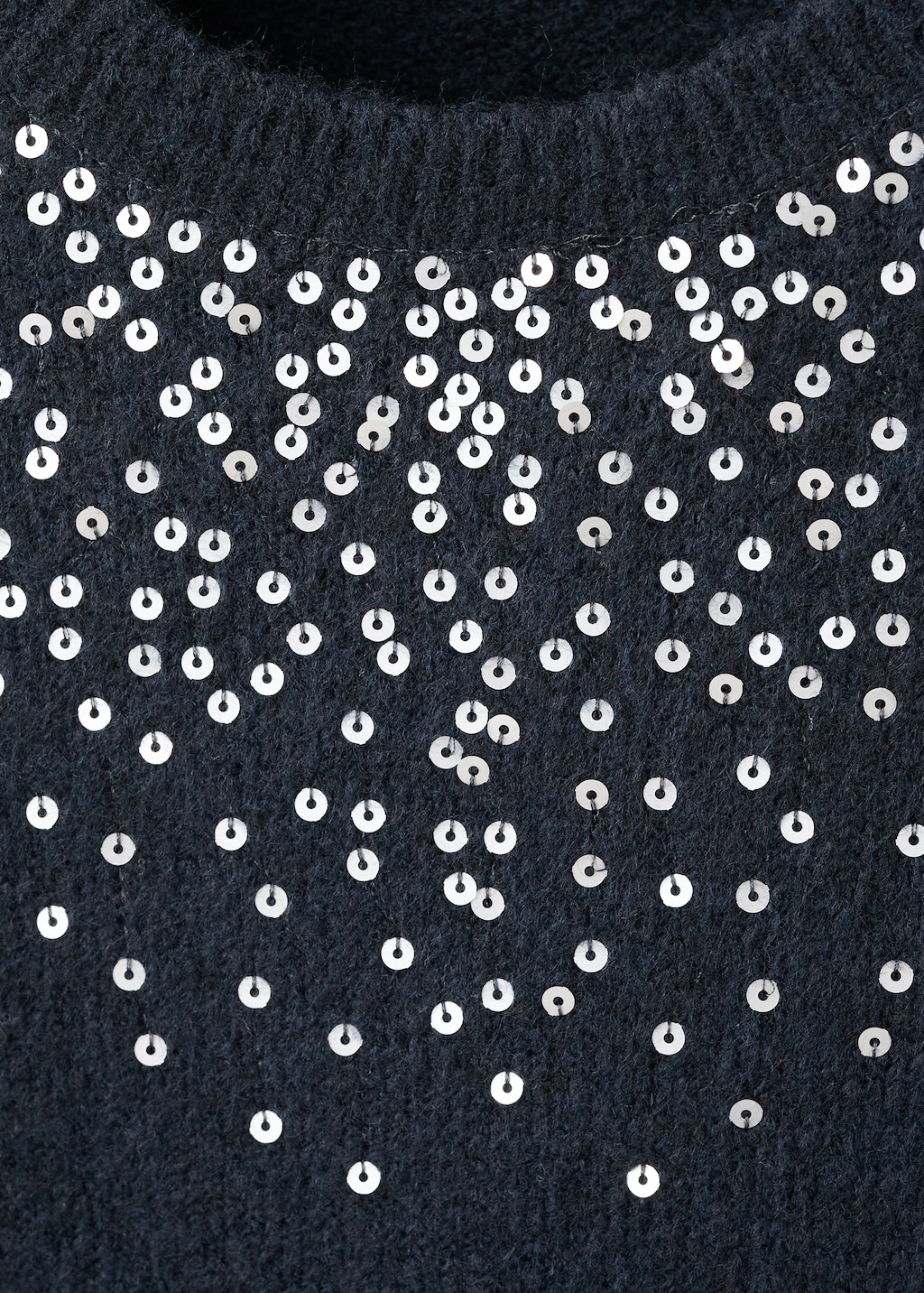 Knit paillette sweater