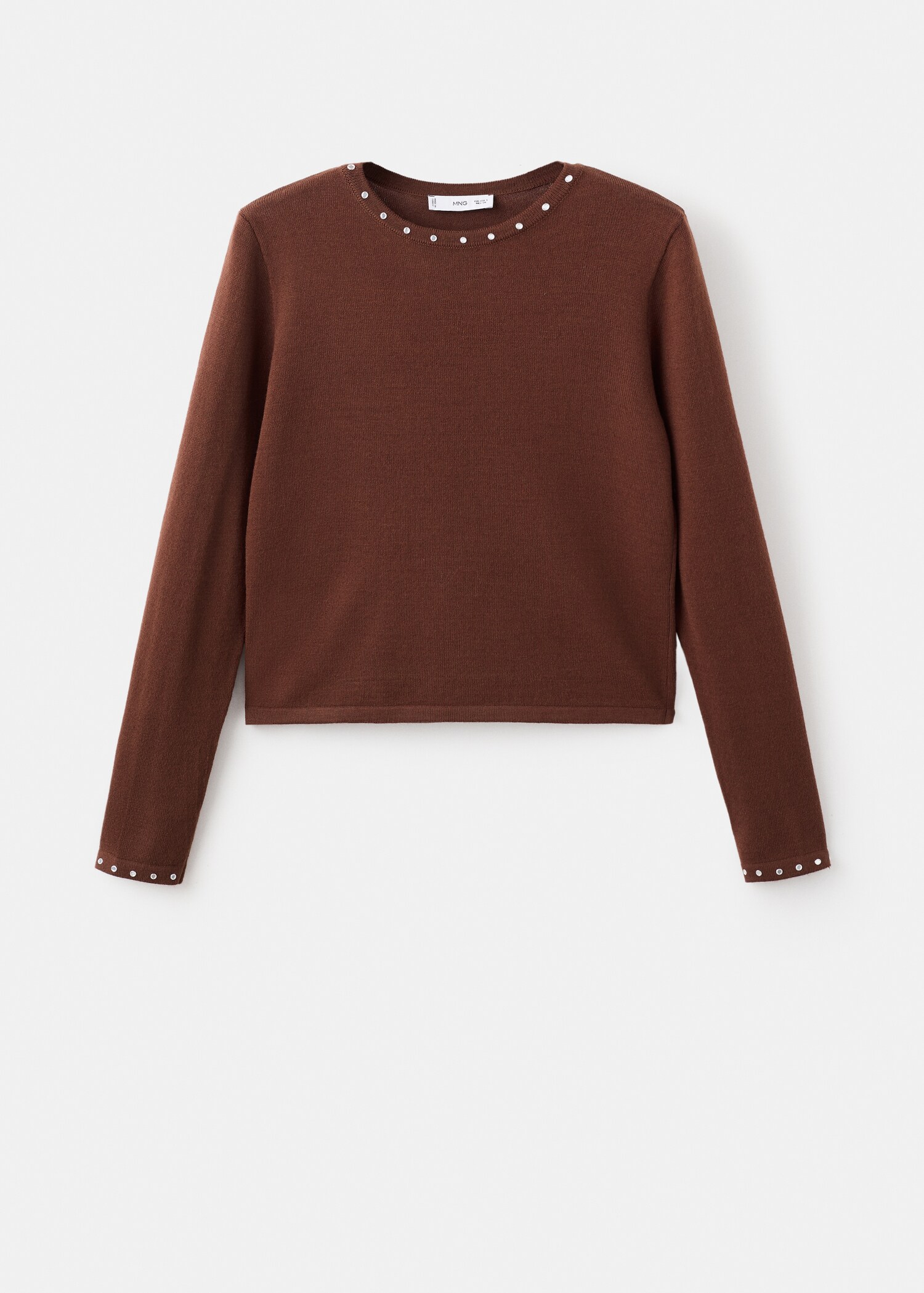 Studded knitted sweater - Article without model