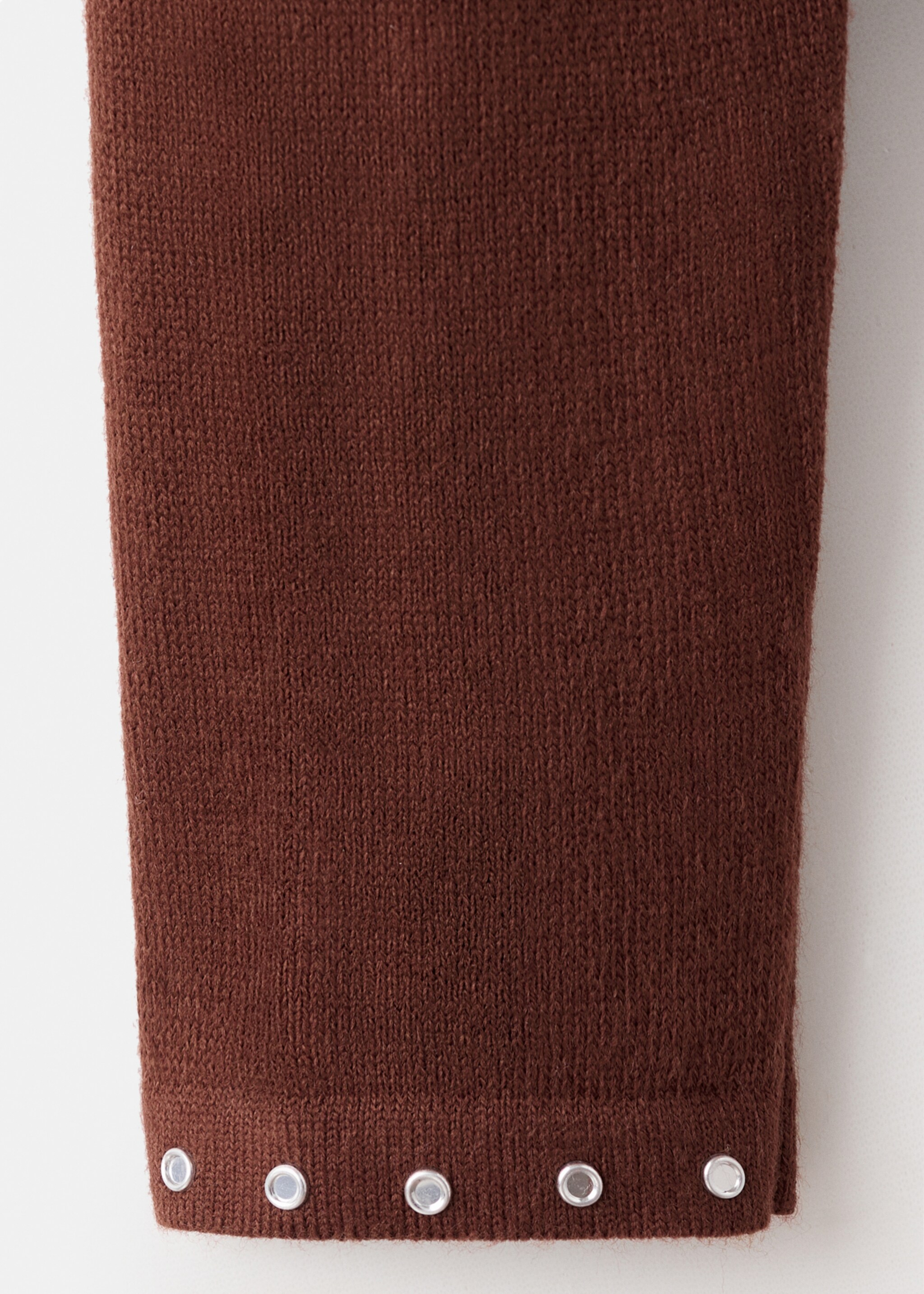 كنزة محبوكة ومرصعة - تفاصيل المنتج 0, بني. Ref: 17007836-00.