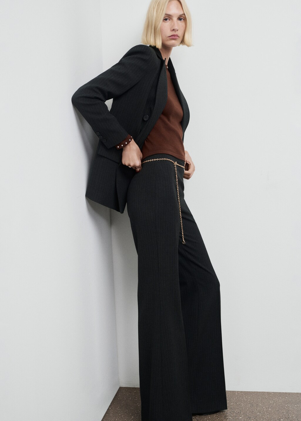 Mango Studded knitted sweater