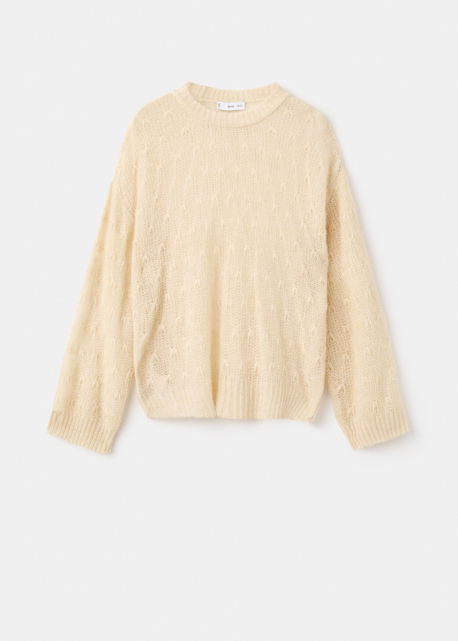 Openwork knit sweater - Article without model