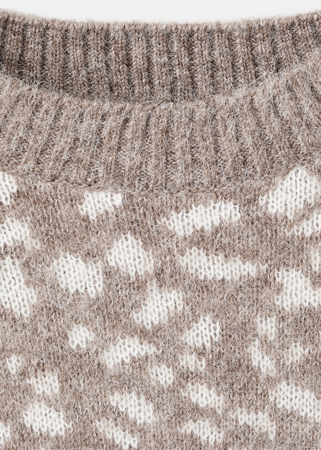 Animal print sweater