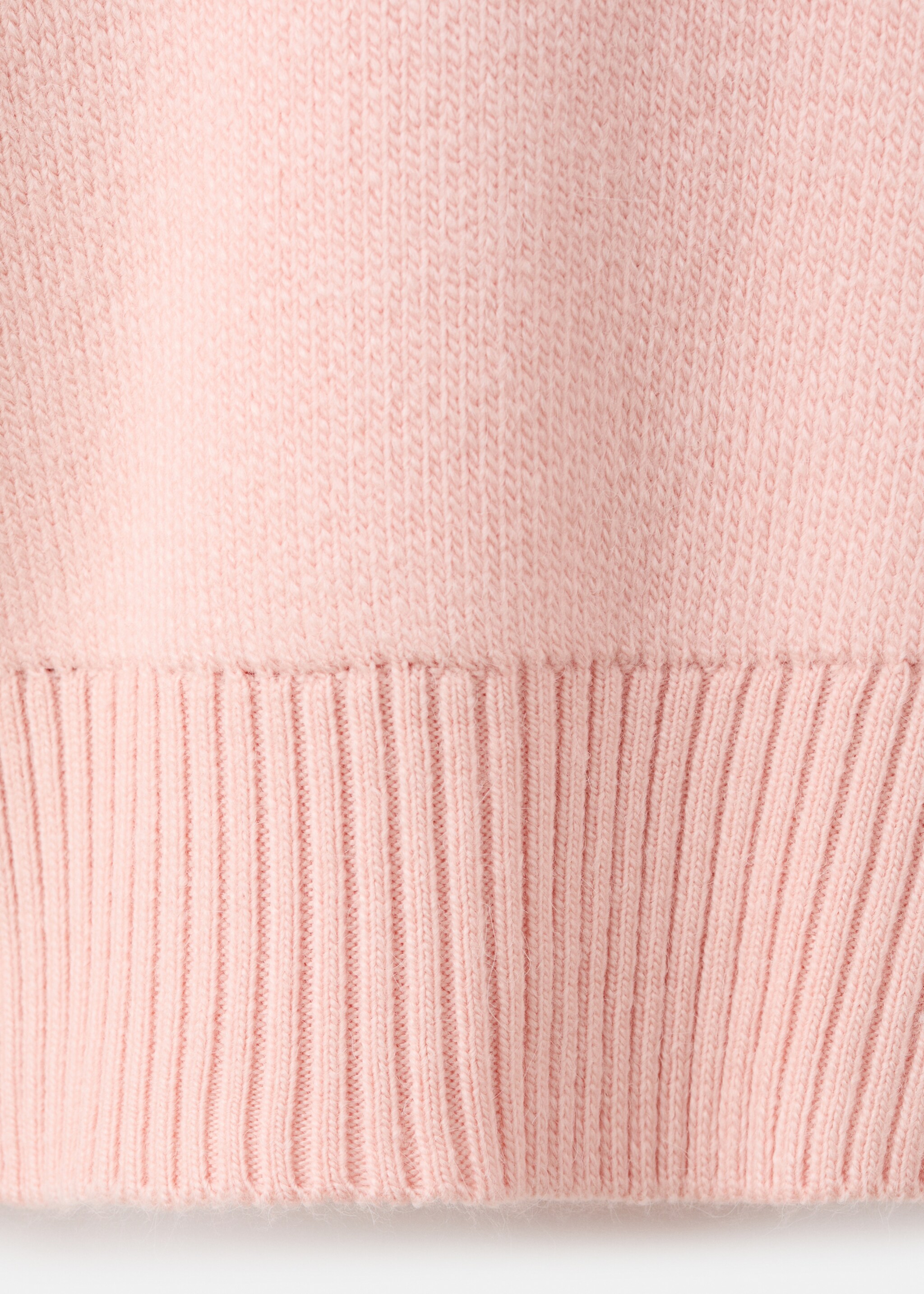 Pull-over maille col en V - Détail de l'article 0, Rose pastel. Ref: 17007840-00.