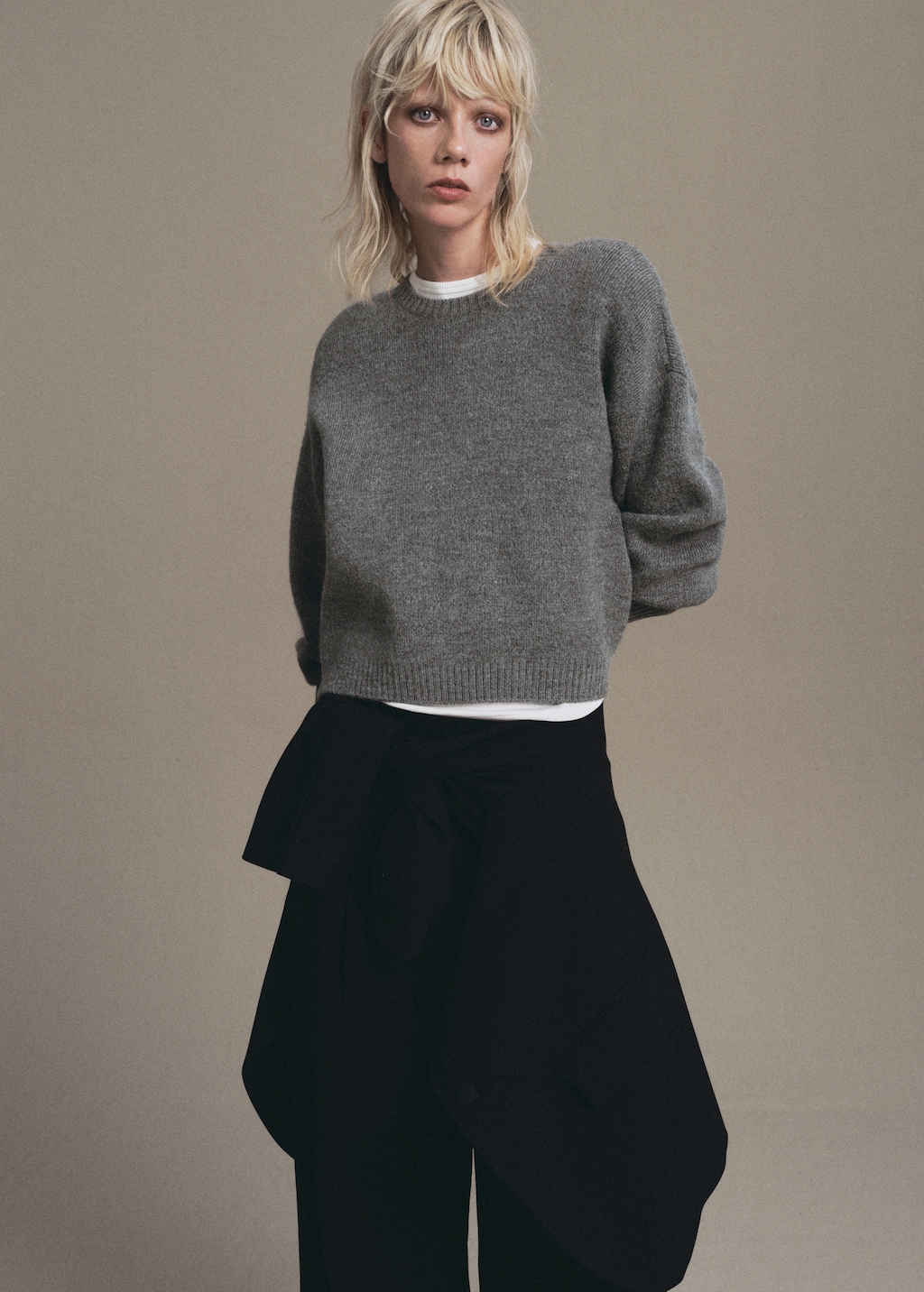 Medium-knit sweater