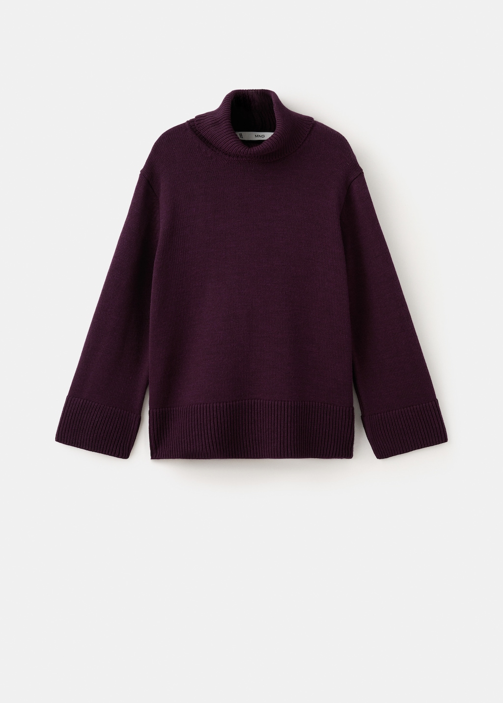 Turtleneck sweater with slits - Women | MANGO USA