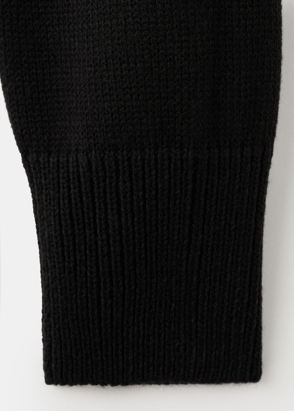 Perkins-neck sweater with button