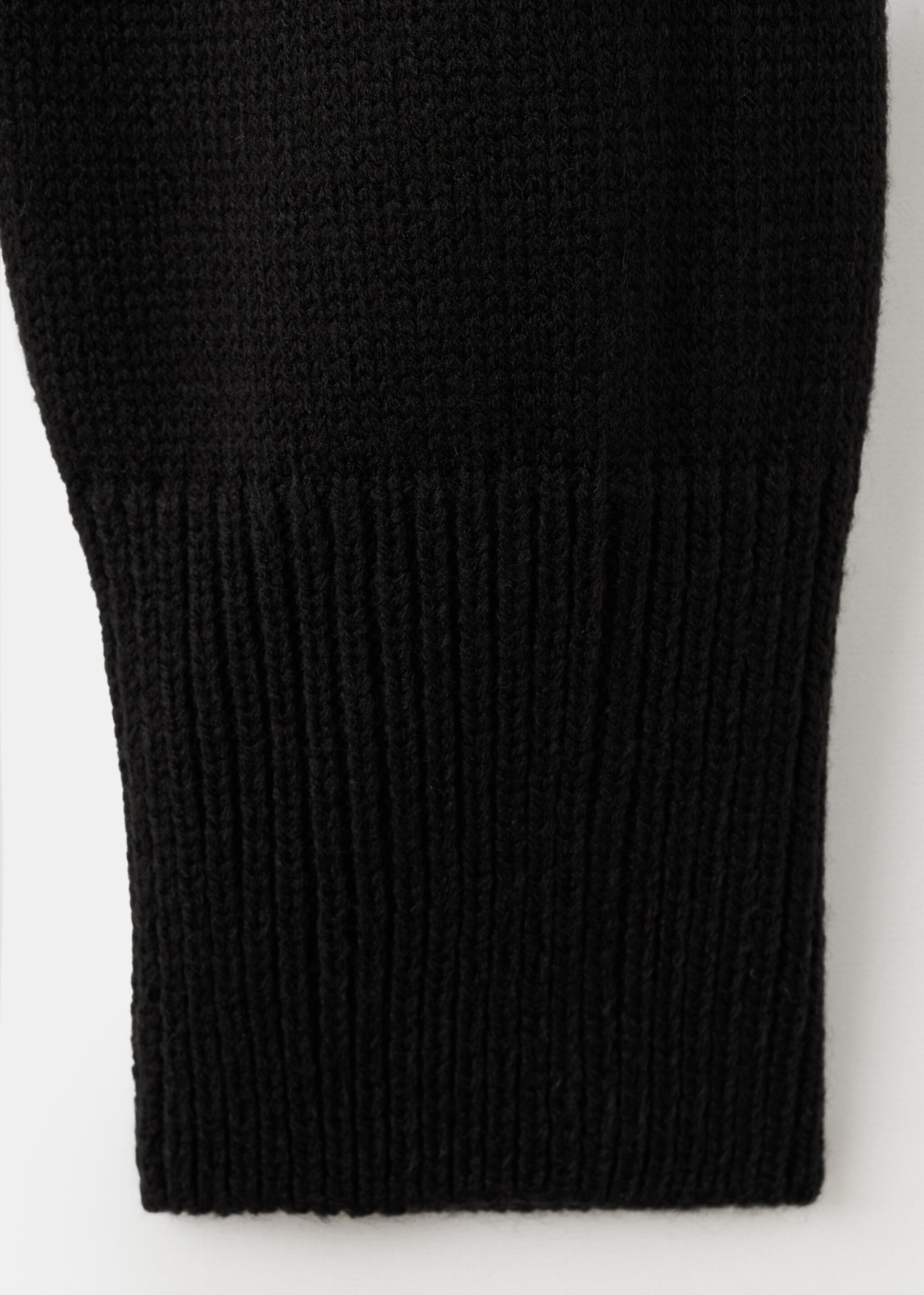 Pull col cheminée à boutons - Détail de l'article 0, Noir. Ref: 17007844-00.