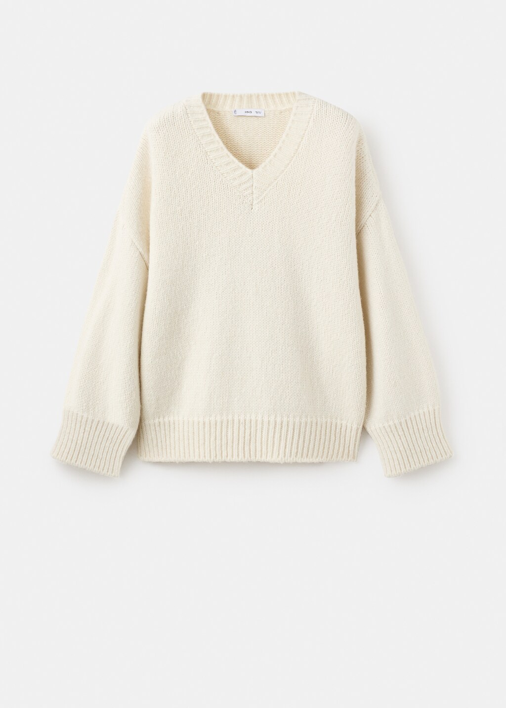 V-neck wool sweater