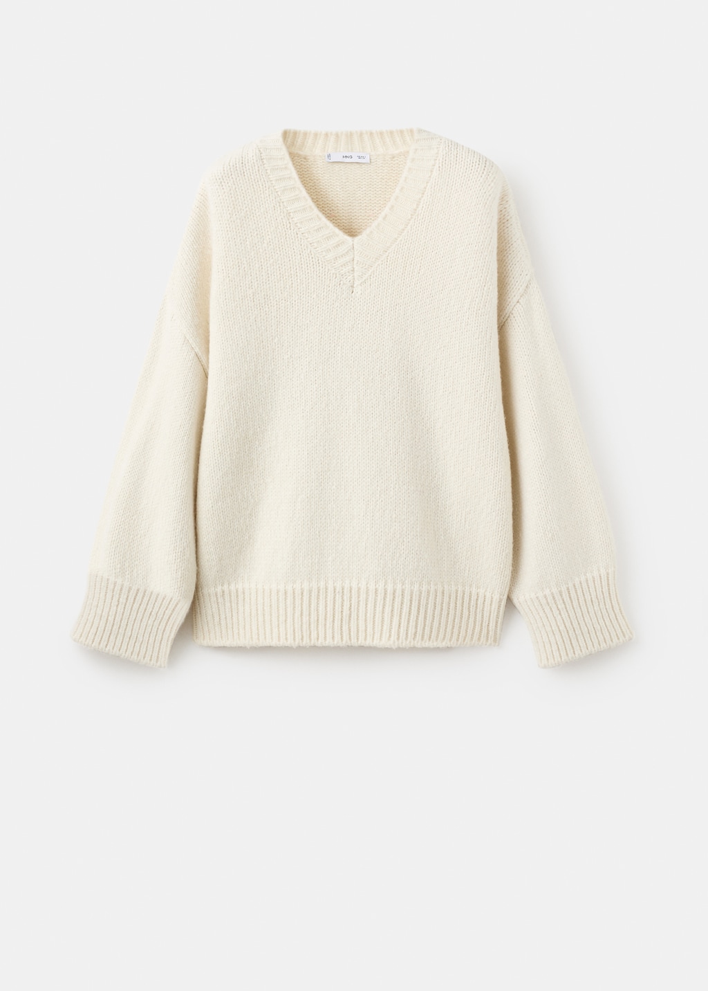 V-neck wool sweater