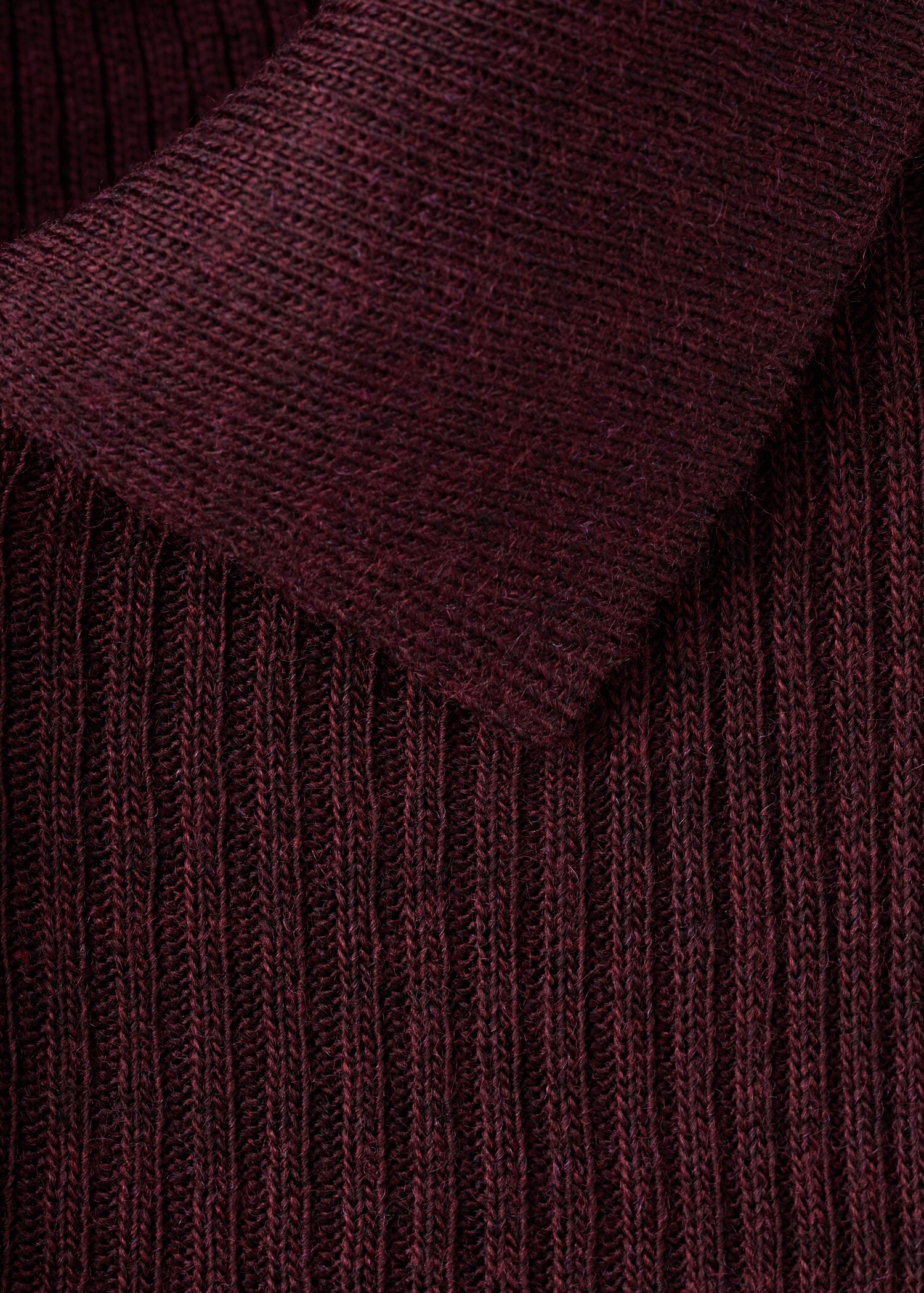 Jersey canalé cuello polo - Detalle del artículo 0