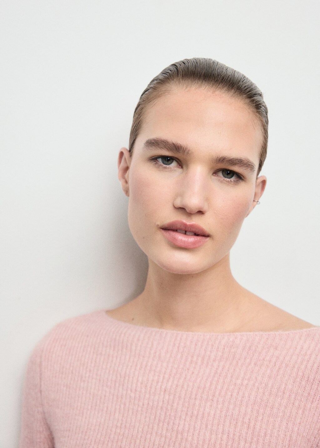 Mango Knitted ribbed sweater