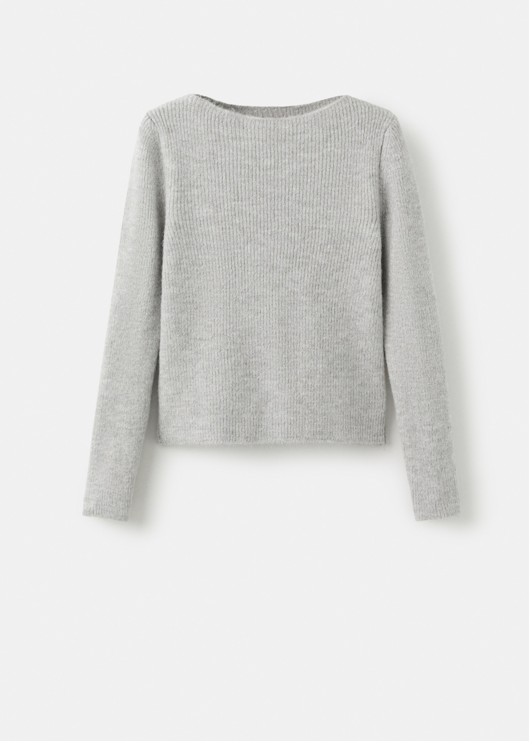Rippstrickpullover - Artikel ohne Model, Grau. Ref: 17007849-00.