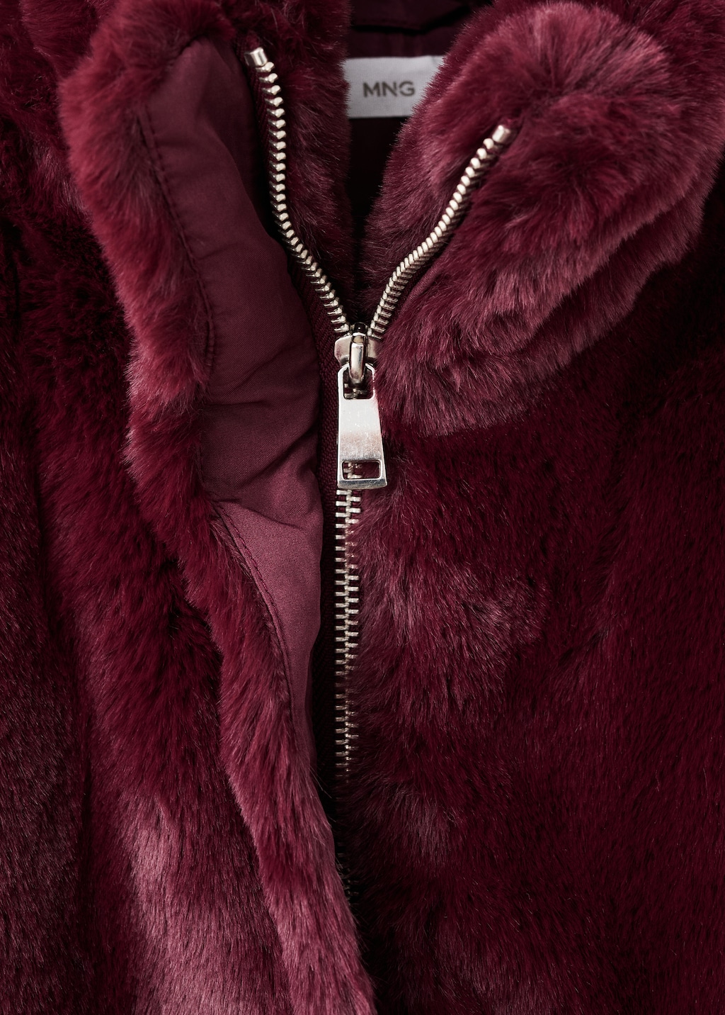 Faux-fur coat