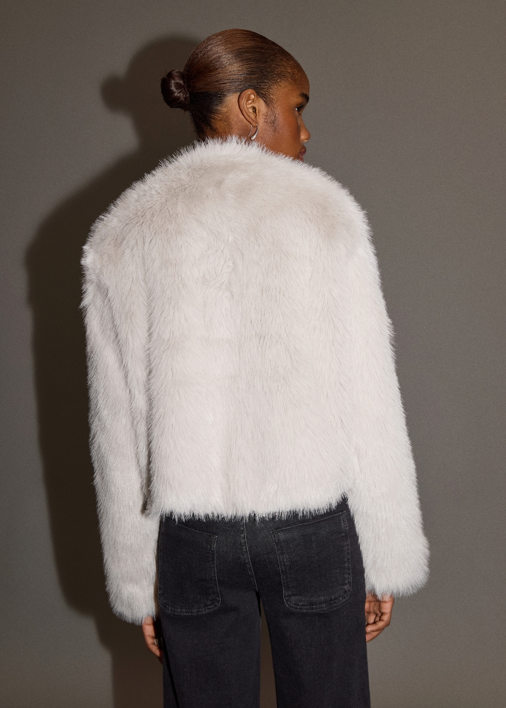 Fur-effect coat