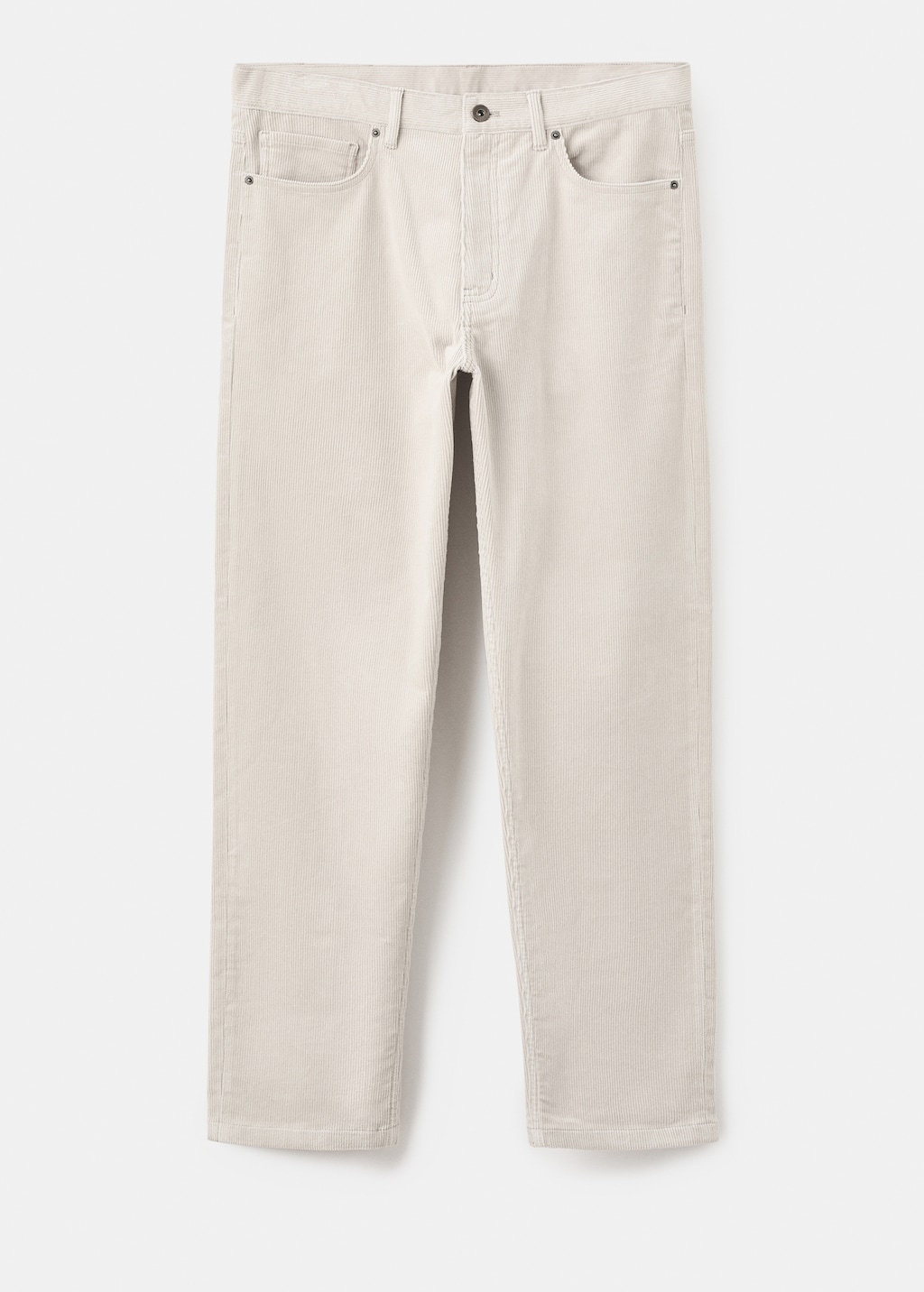 Corduroy regular-fit pants