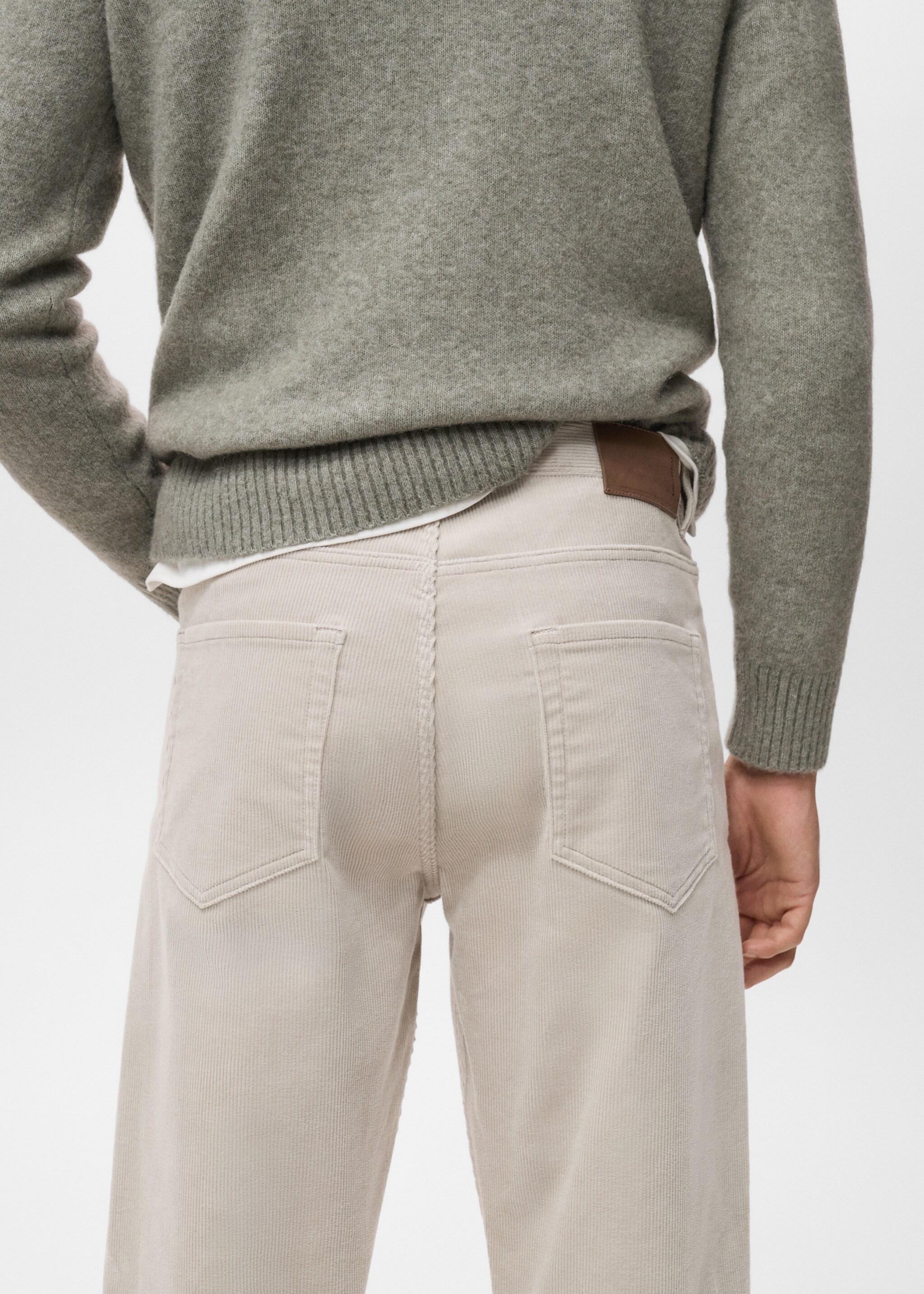 Trousers pompeia - Details of the article 6, Beige. Ref: 17007889-00.