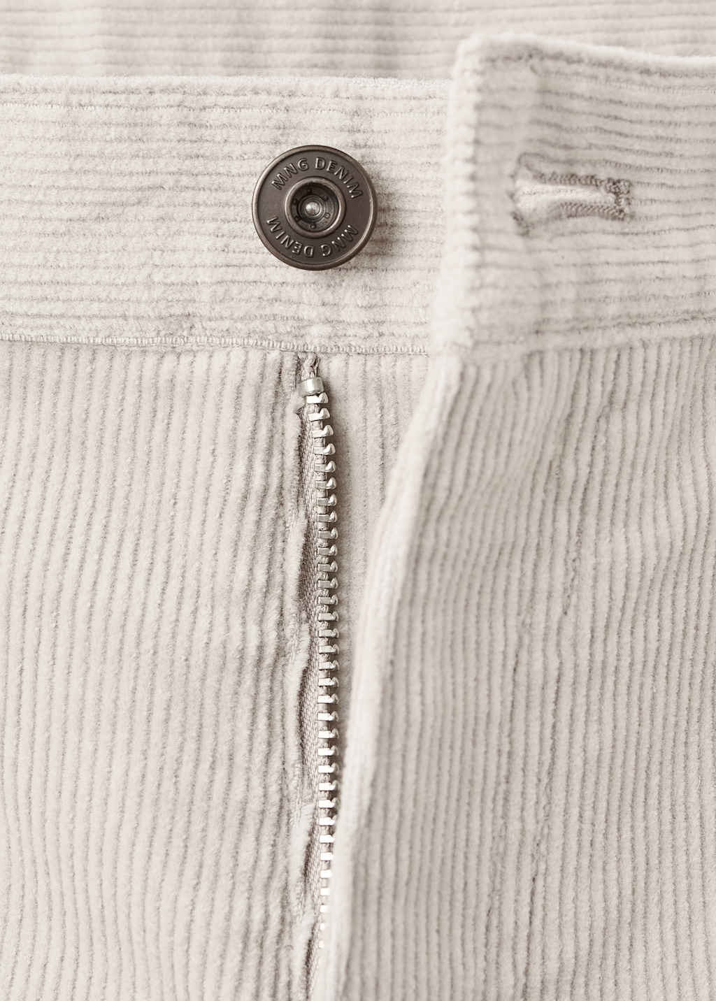 Corduroy regular-fit pants