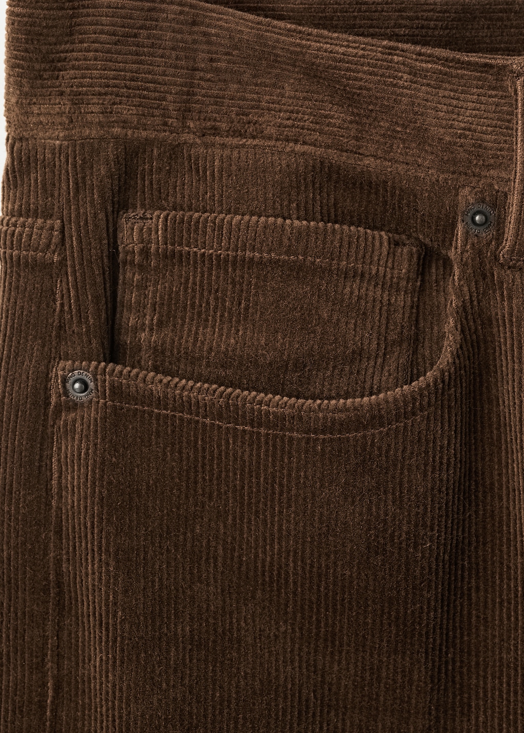 Corduroy regular-fit pants