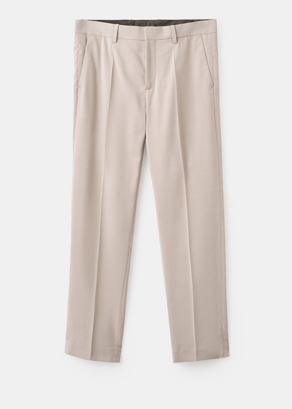 Regular-fit pleated pants