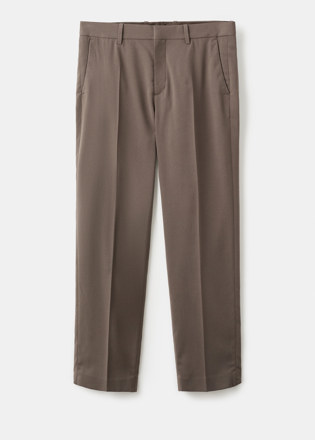 Regular-fit pleated pants