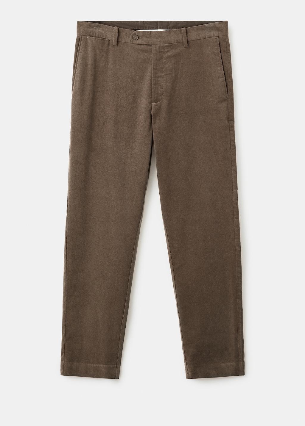 Regular fit corduroy cotton pants