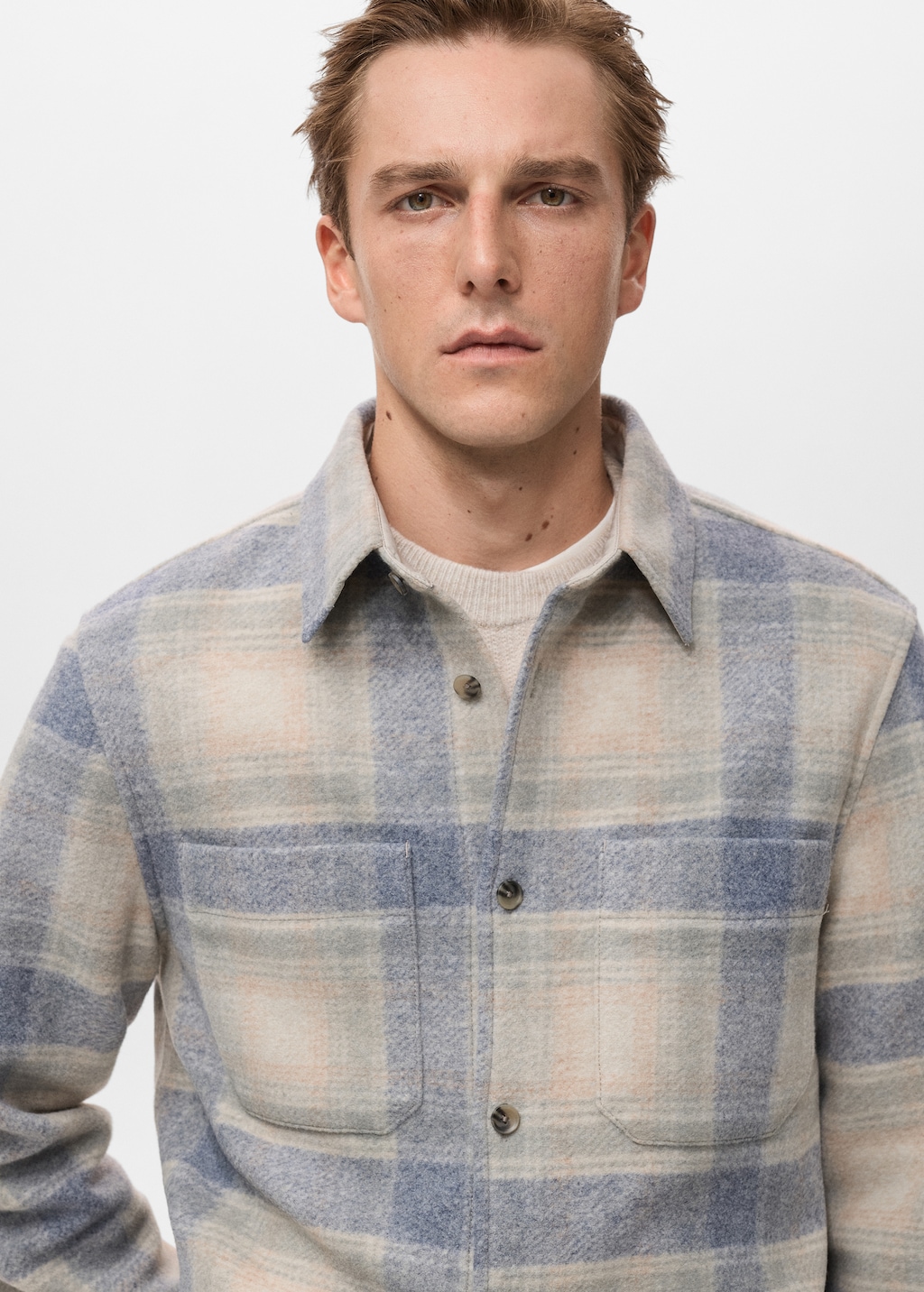 Check flannel overshirt