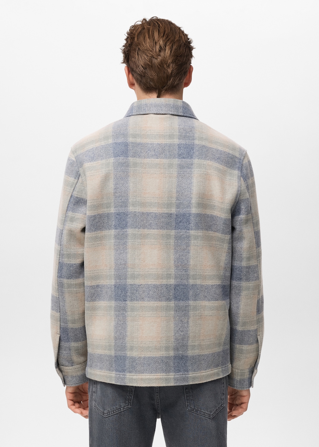 Check flannel overshirt