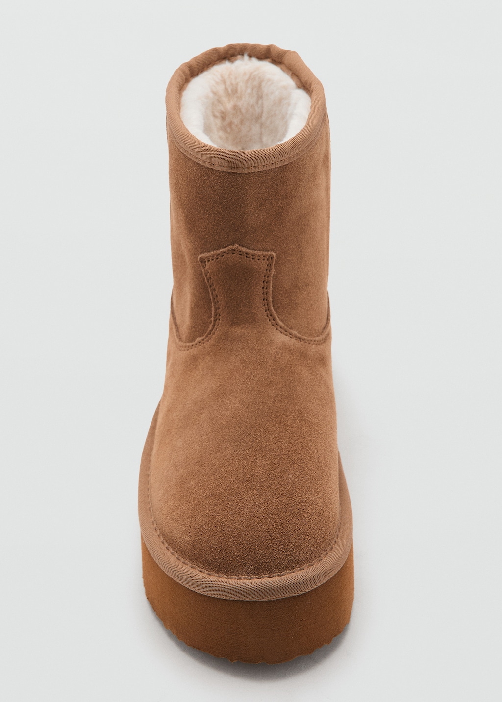 Suede leather ankle boots