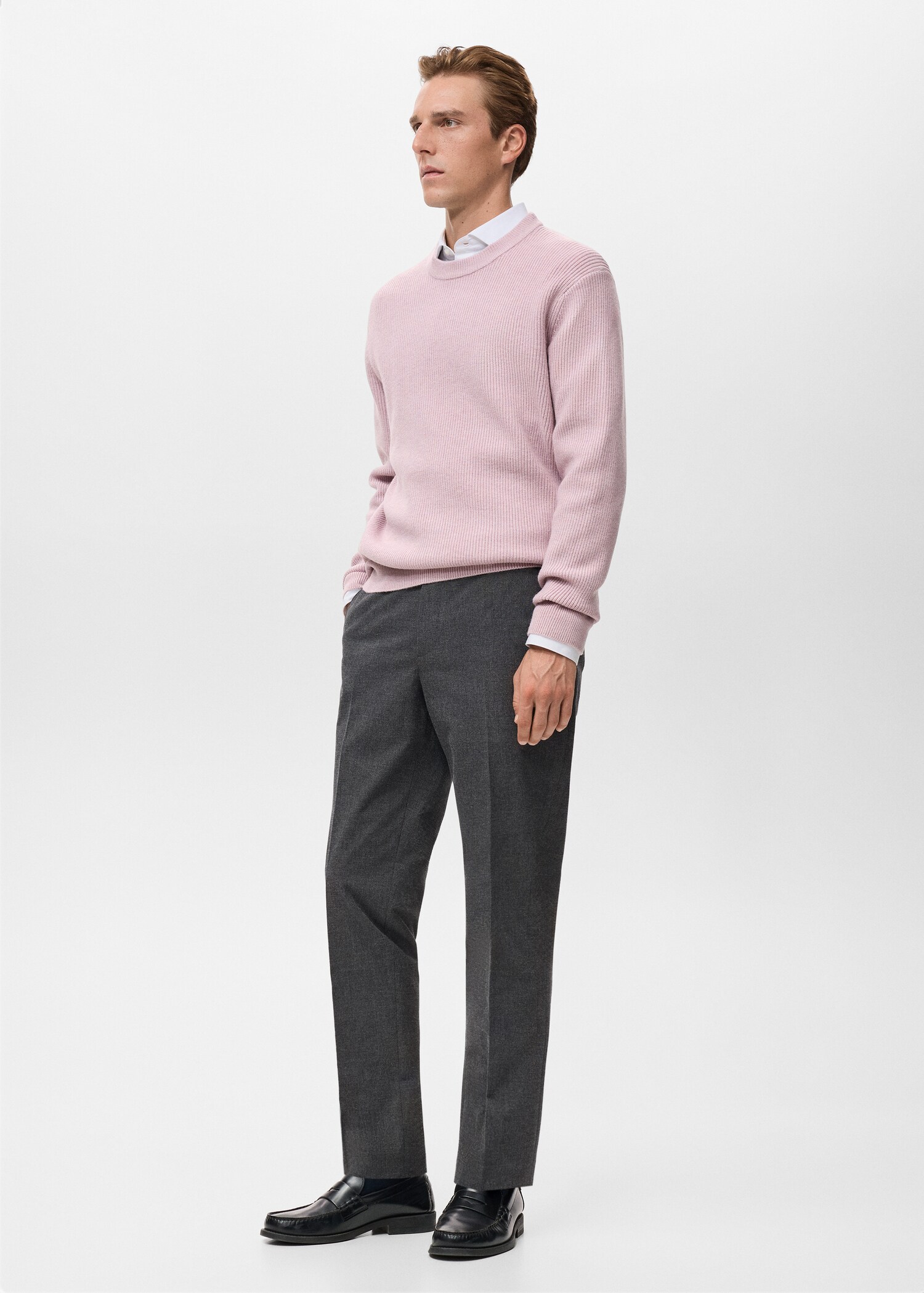 Ripp-Pullover aus Wollgemisch - Detail des Artikels 2
