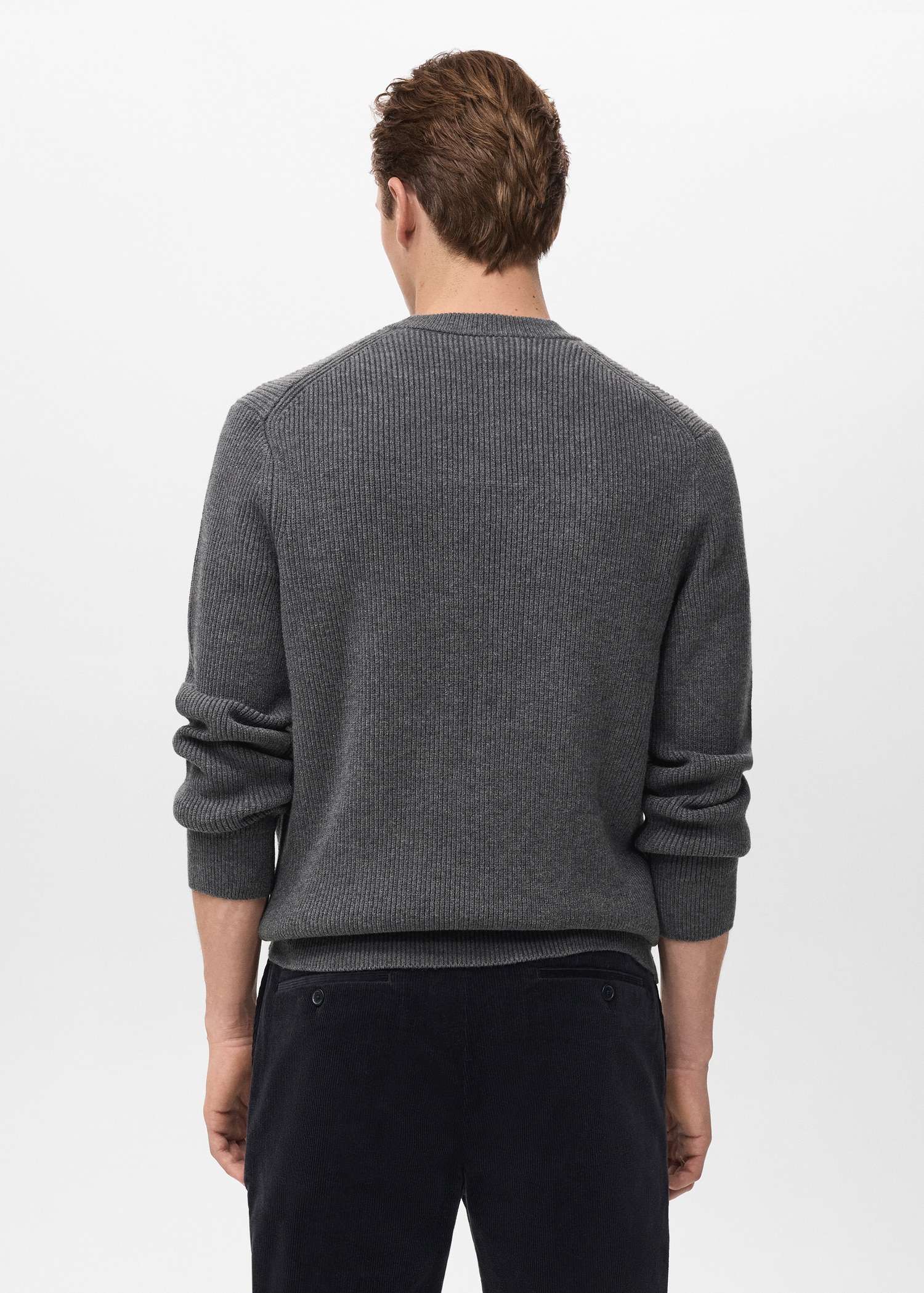 Pull-over maille côtelée Homme MANGO Togo