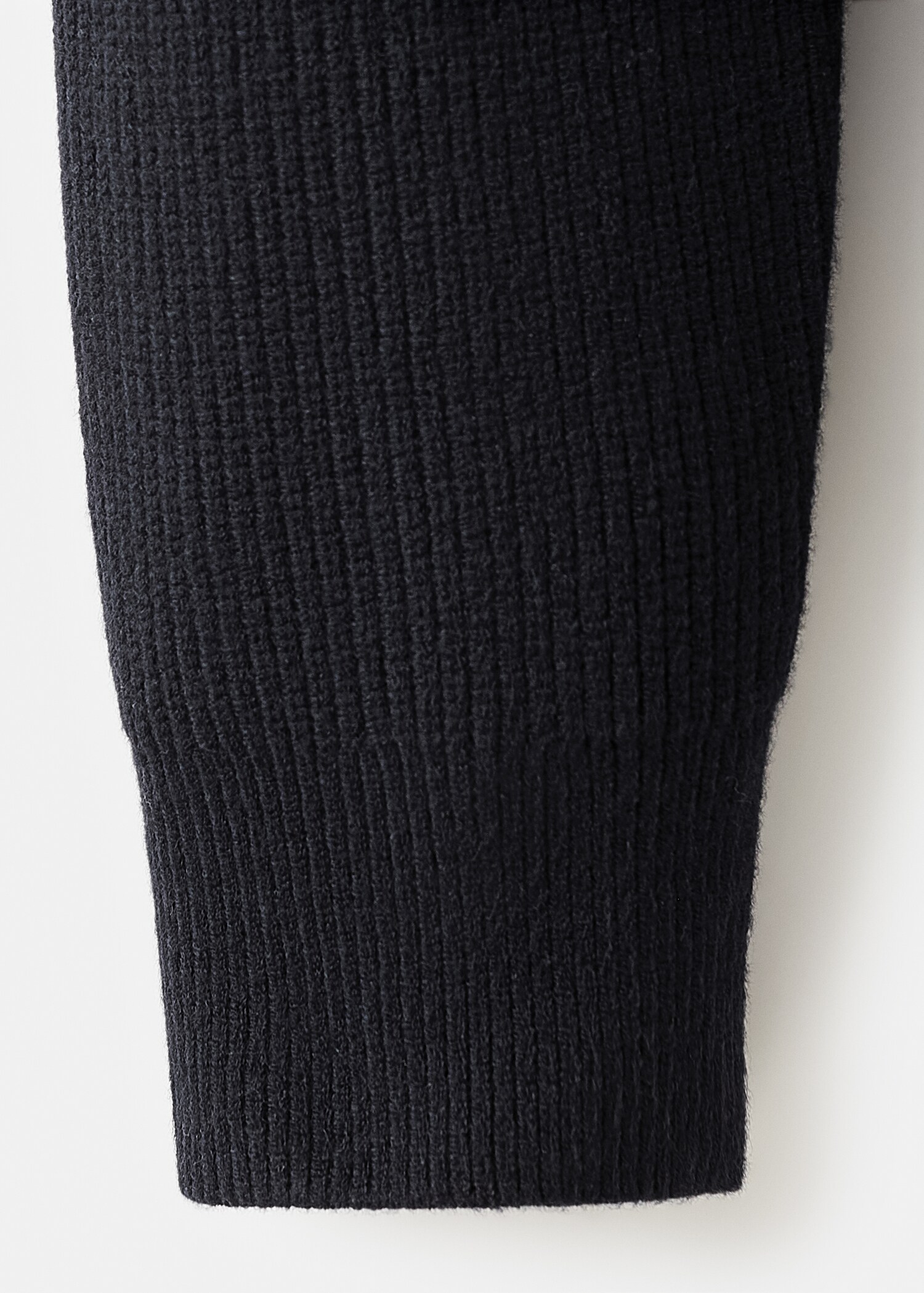 Knitted sweater with zip collar - Details of the article 0