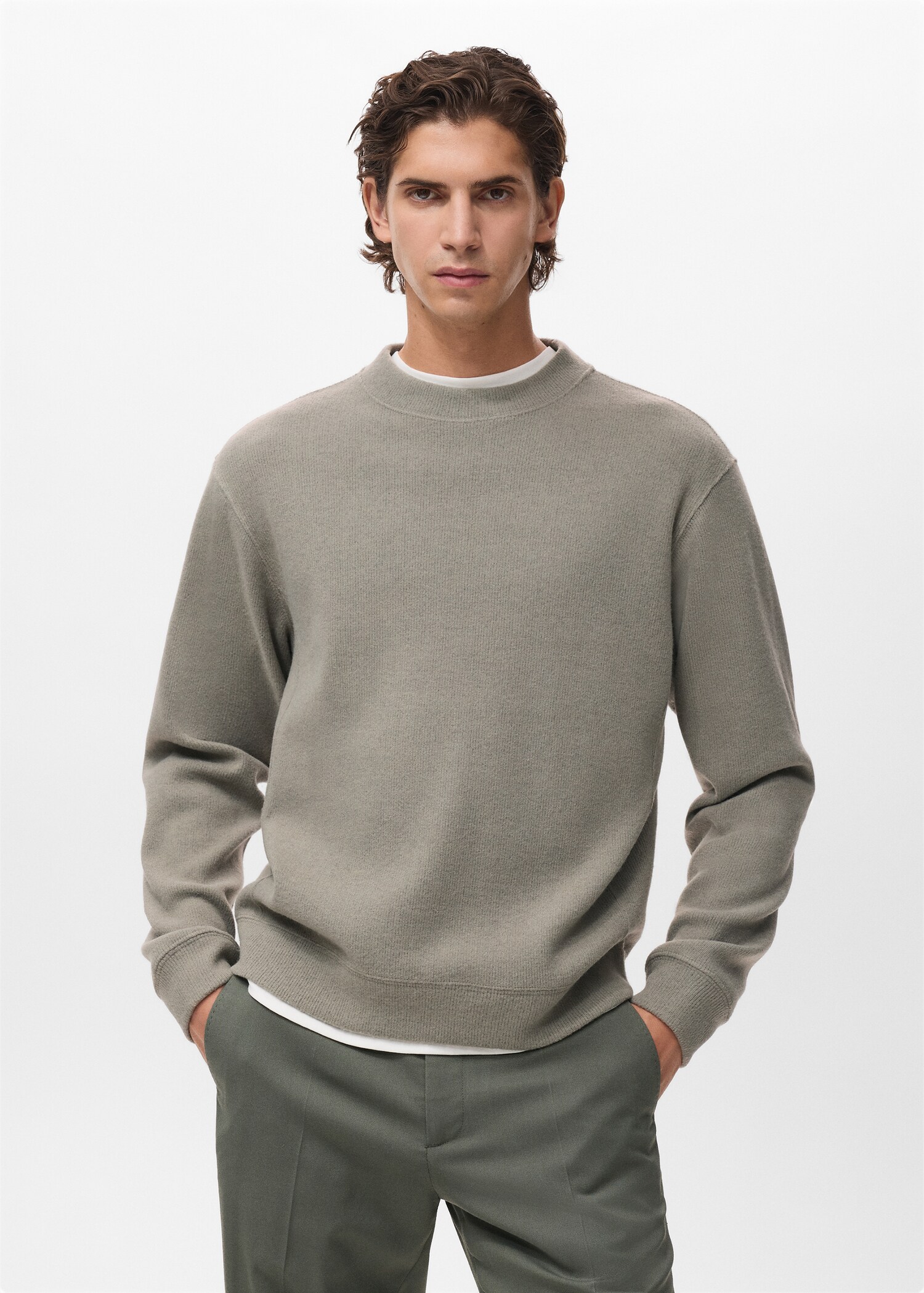 Sweat en maille regular fit - Plan moyen